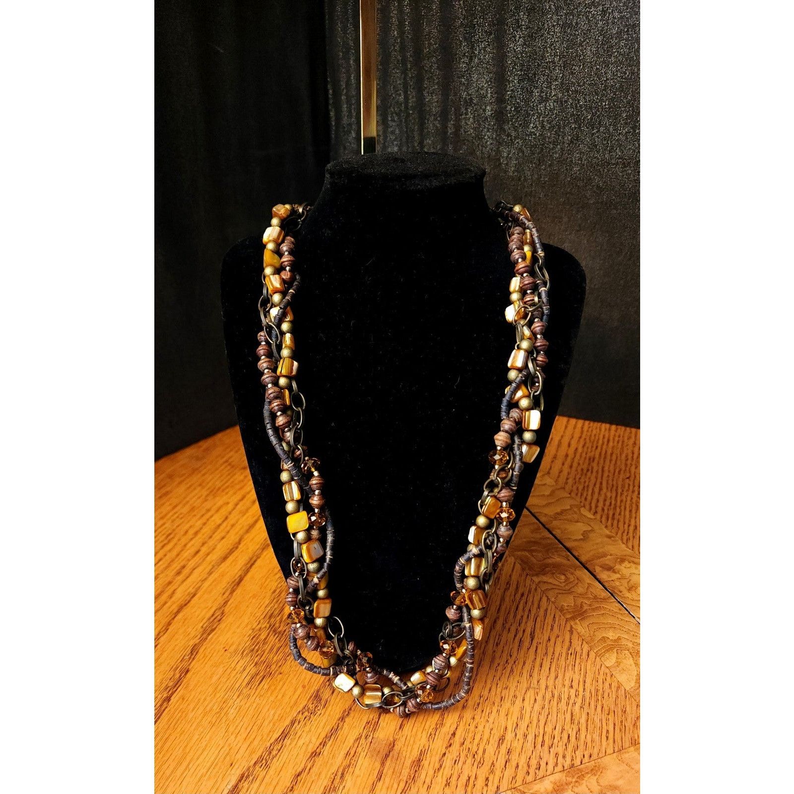 Other Cg 4 strands beaded necklace Size ONE SIZE - 2 Thumbnail