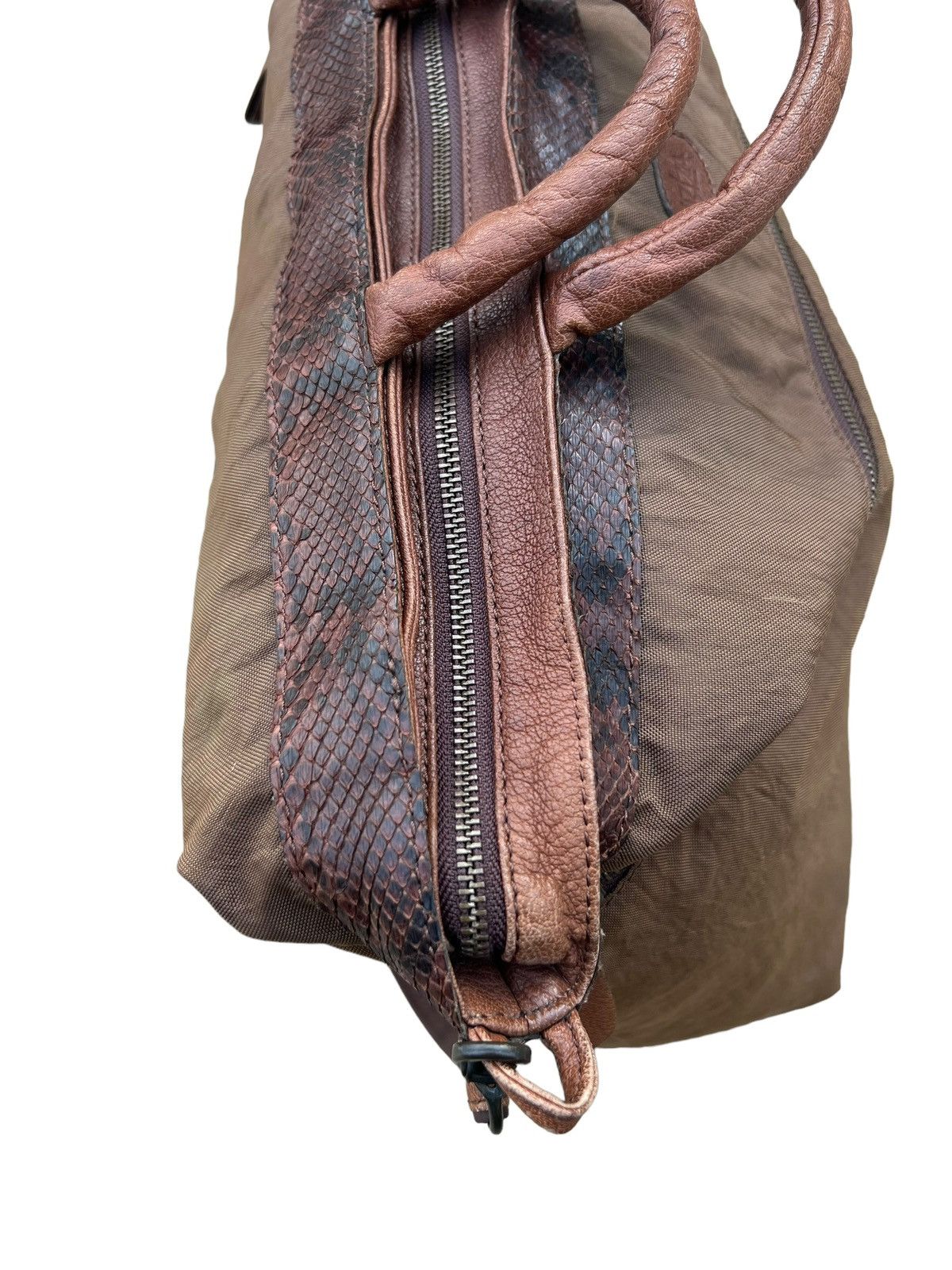 Leather Vintage Ibiza Japan Hybrid Python Skin 2 Way Bag Size ONE SIZE - 16 Thumbnail