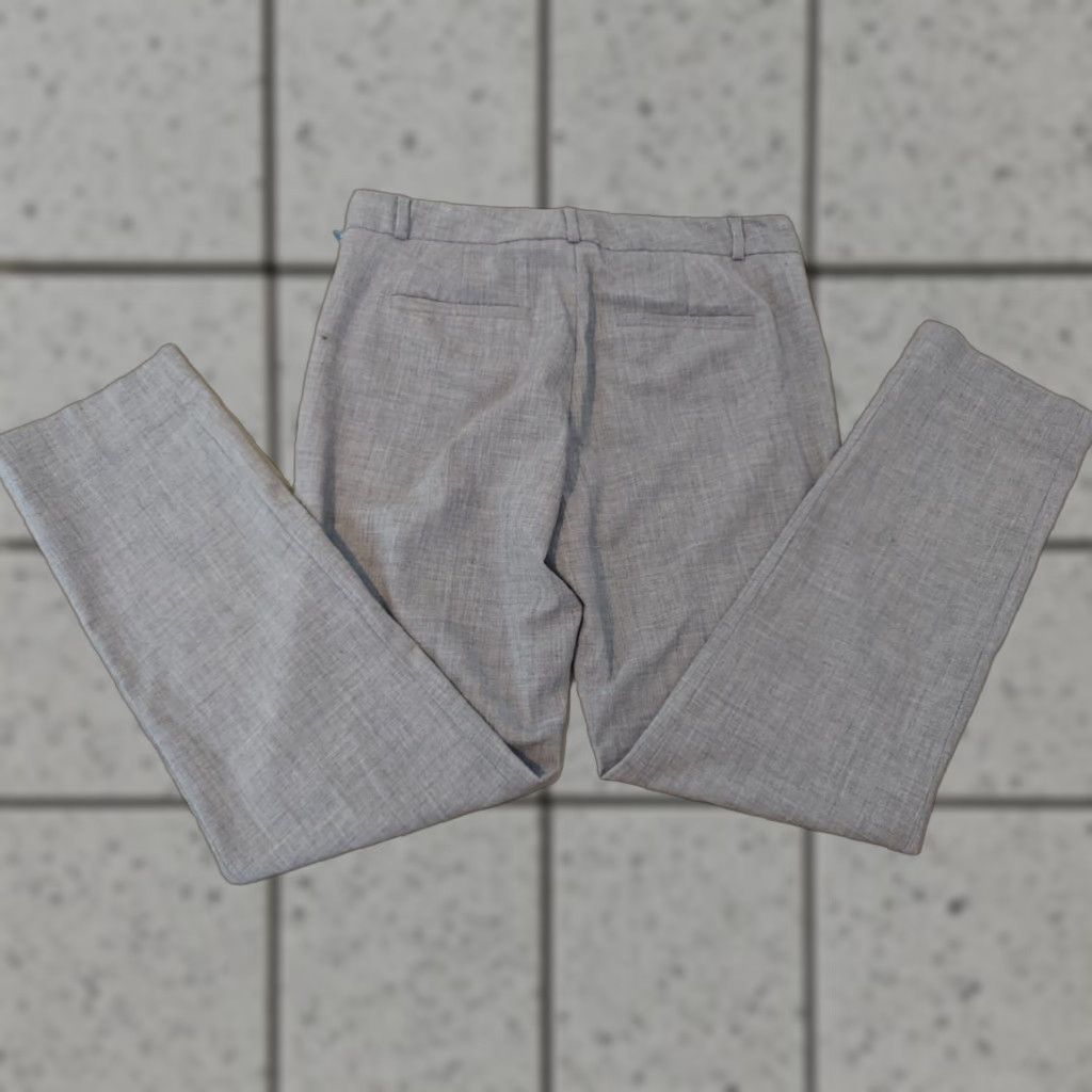 Banana Republic Womens Banana Republic Dress Pants 4 Gray Slack Chino Khaki Trouser Size 27" / US 4 / IT 40 - 1 Thumbnail