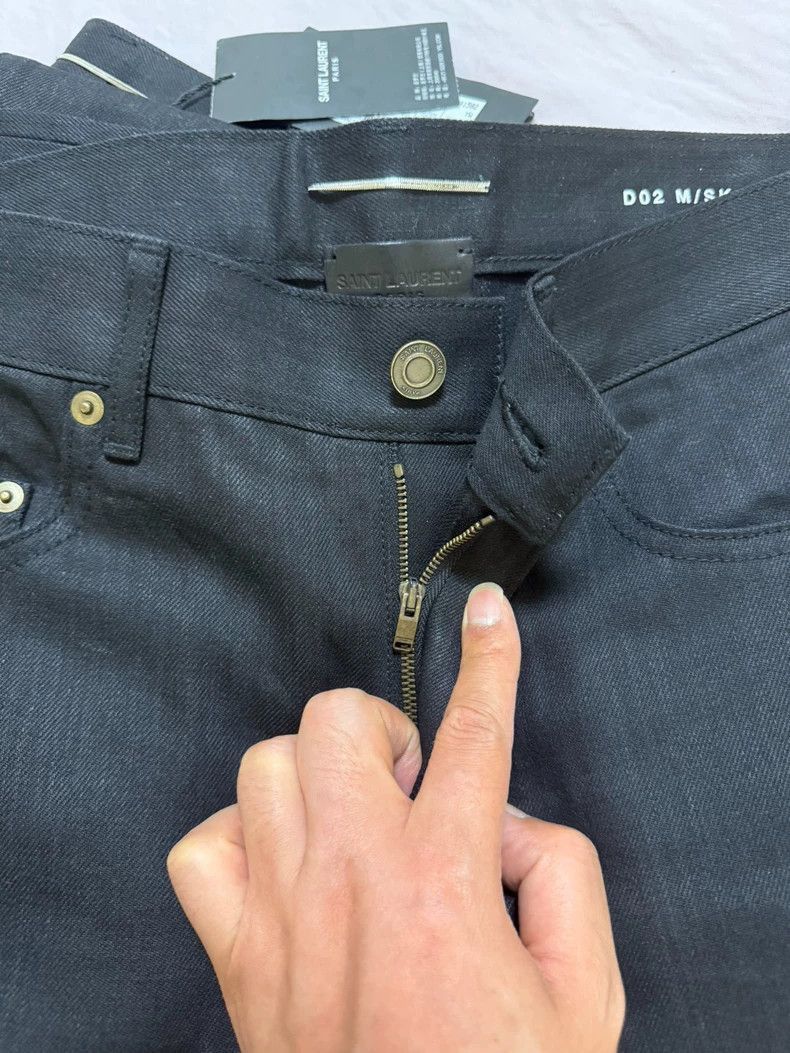 Saint Laurent Paris Saint Laurent Paris Saint Laurent Slim Fit Denim Pants-250 Size US 30 / EU 46 - 4 Thumbnail