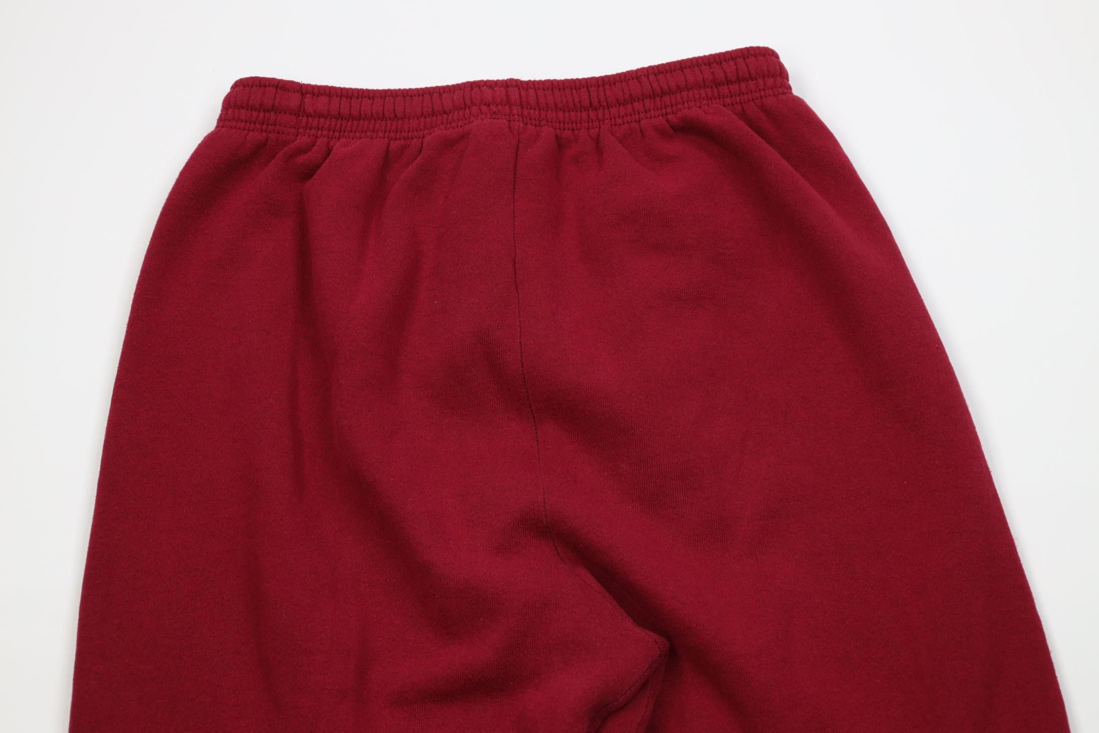 Vintage Vintage 90s Streetwear Cuffed Sweatpants Joggers Red USA Size US 36 / EU 52 - 10 Thumbnail