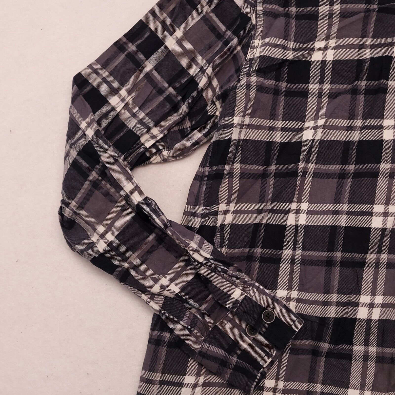 Weatherproof Weatherproof Tartan Flannel Shirt Mens Size Large L Gray Size US L / EU 52-54 / 3 - 6 Thumbnail