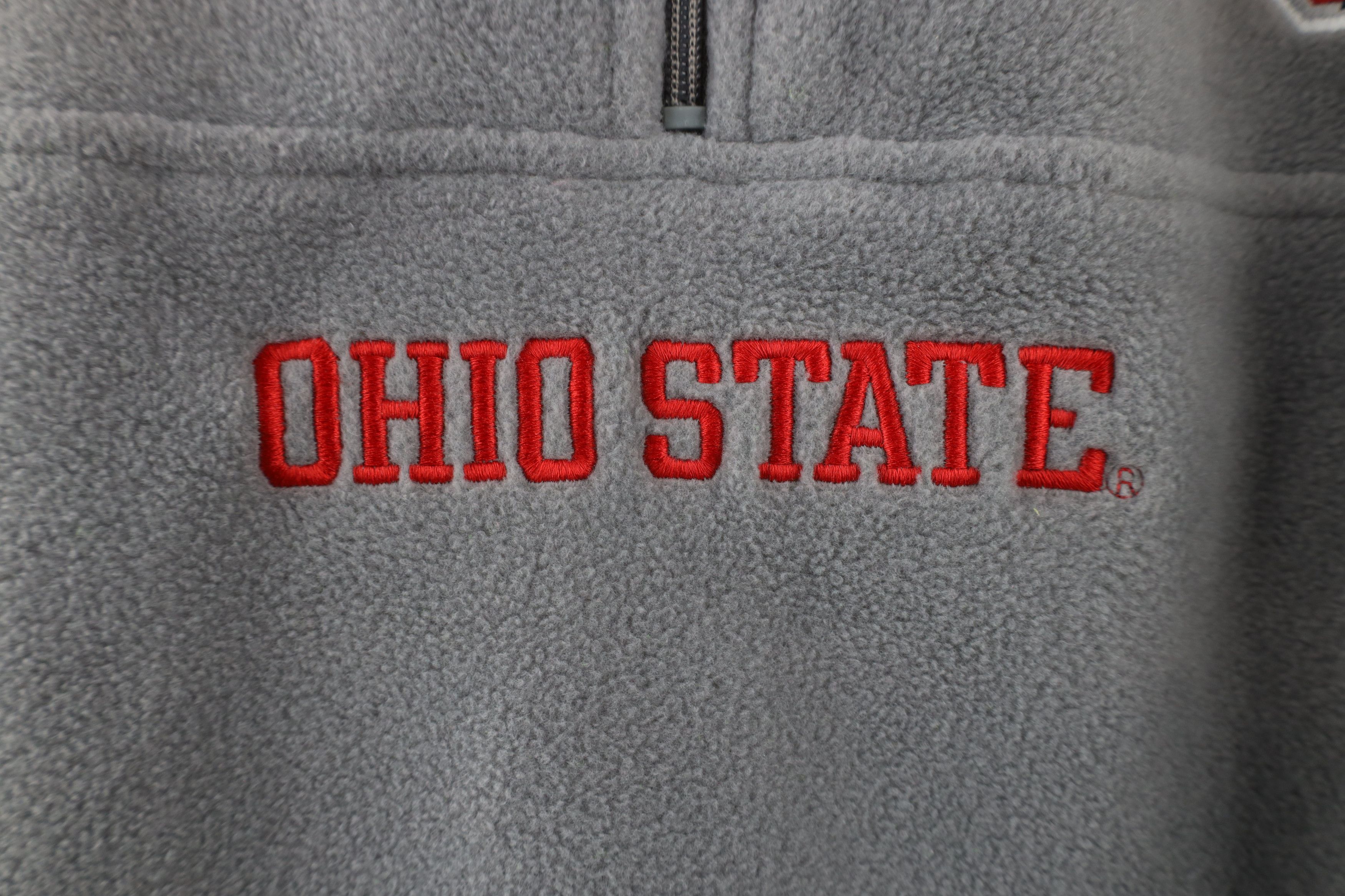 Vintage Vintage State University Half Zip Fleece Pullover Sweater Size US XL / EU 56 / 4 - 4 Thumbnail
