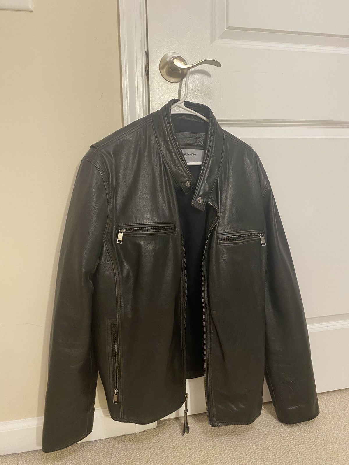 Marc new york leather jacket 74847 hotsell