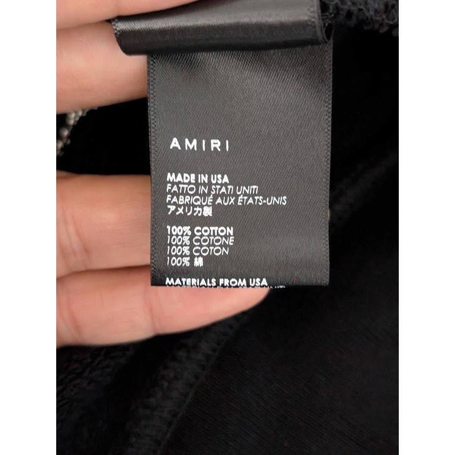 Amiri o1rshd1 Q:2 / Amiri XO Beverly Hills Hoodie in Black/Rainbow Size US S / EU 44-46 / 1 - 14 Thumbnail