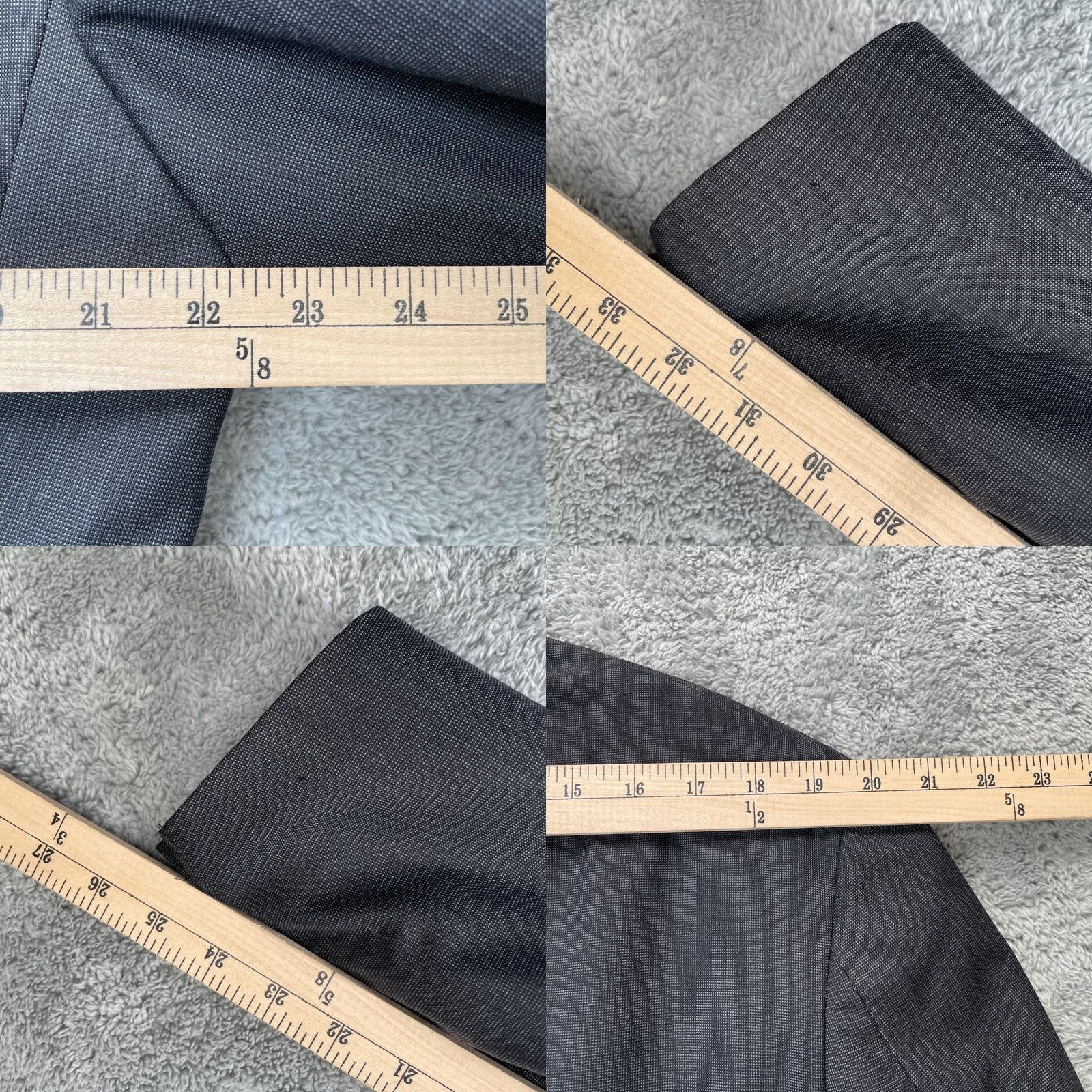 Brooks Brothers Vintage Brooks Brothers Suit Mens 43 Gray Notch Lapel Single Breasted 2 Piece Wool USA Coat Jacket Full Set Clothing Size 46R - 9 Thumbnail