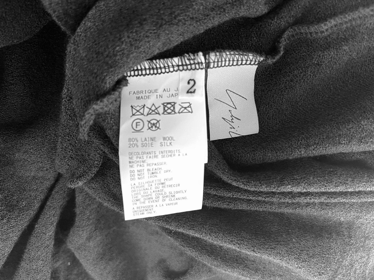Yohji Yamamoto Yohji Yamamoto Femme Draped Knit Cardigan jacket coat black Size S / US 4 / IT 40 - 12 Thumbnail