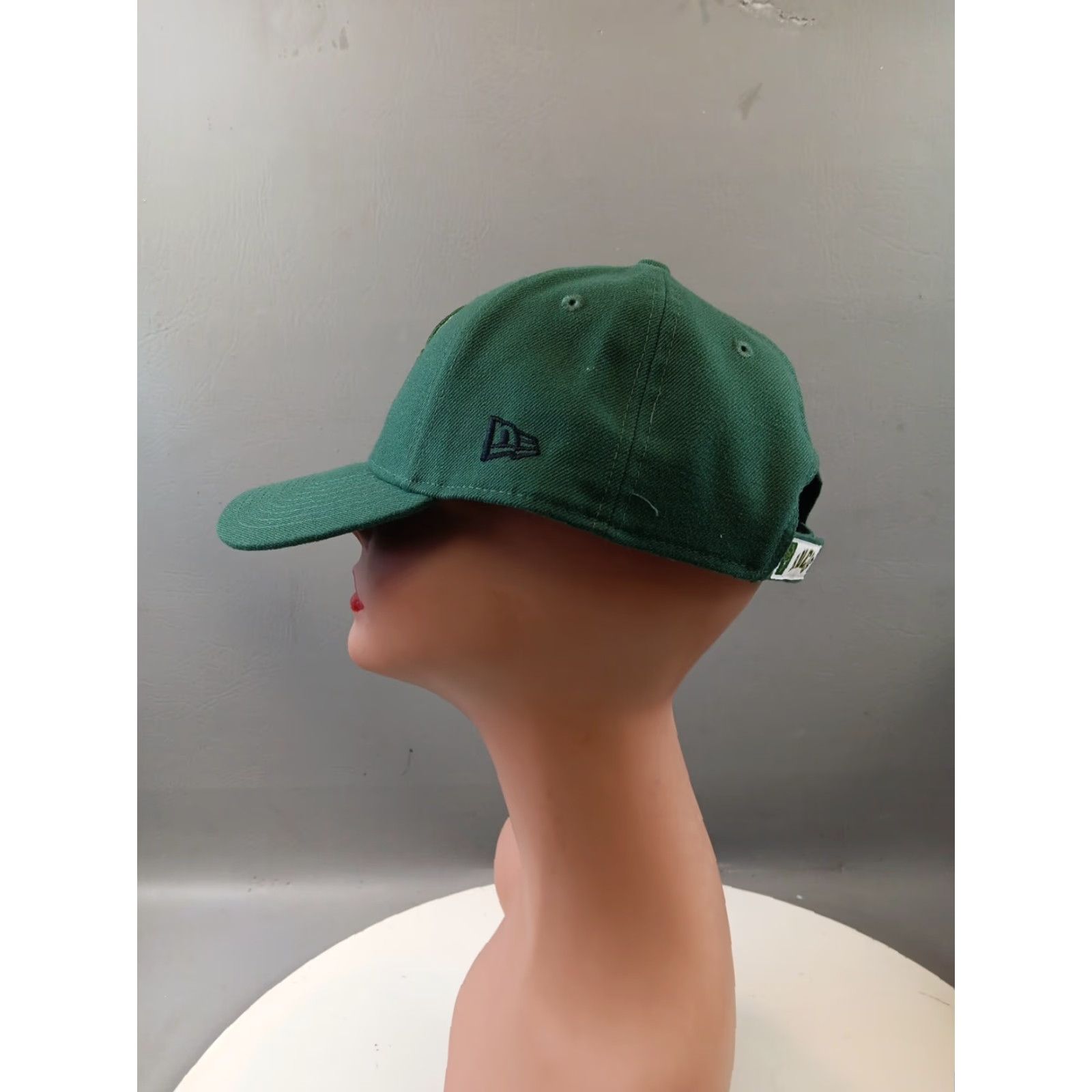 New Era New Era Milwaukee Bucks 9Forty Green Hat Men Adjustable Buck Logo NBA Playoff Patch Size ONE SIZE - 4 Thumbnail