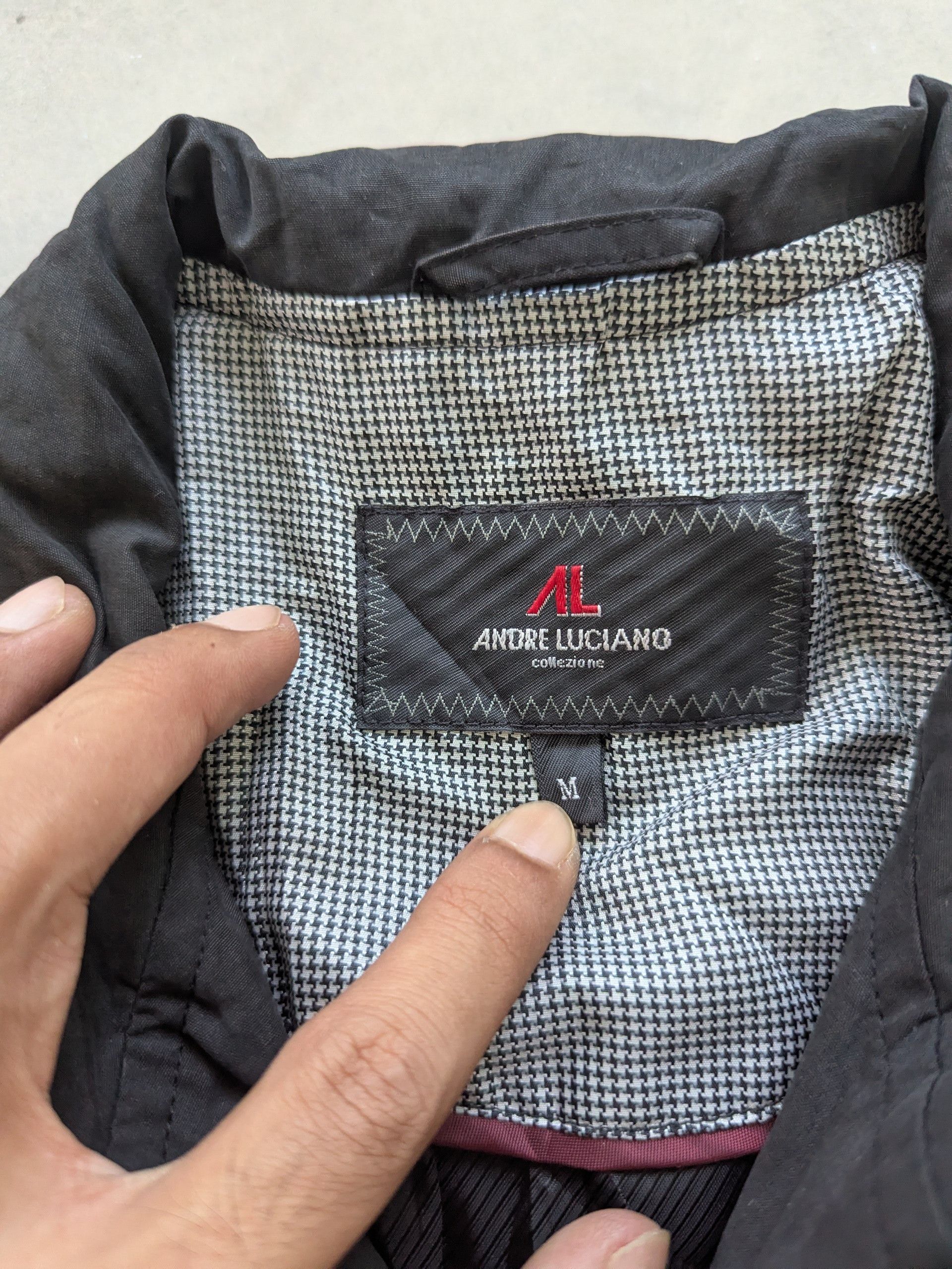 Andreluciano × Designer × Vintage Vintage 1990s AndreLuciano Black Jacket Size US M / EU 48-50 / 2 - 9 Thumbnail