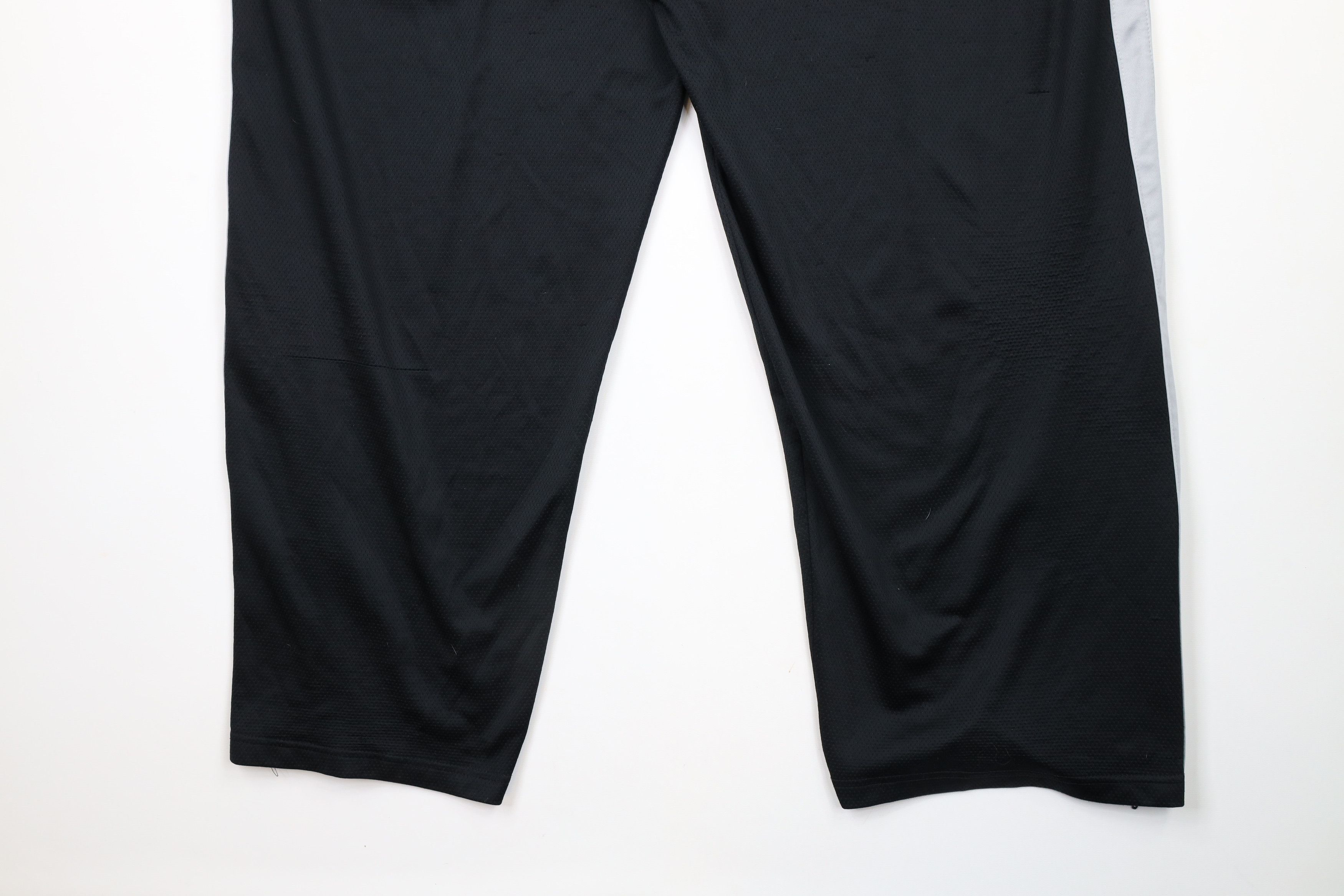 Nike × Vintage Vintage Nike Scott Mini Swoosh Wide Leg Sweatpants Black Size 40 - 13 Thumbnail