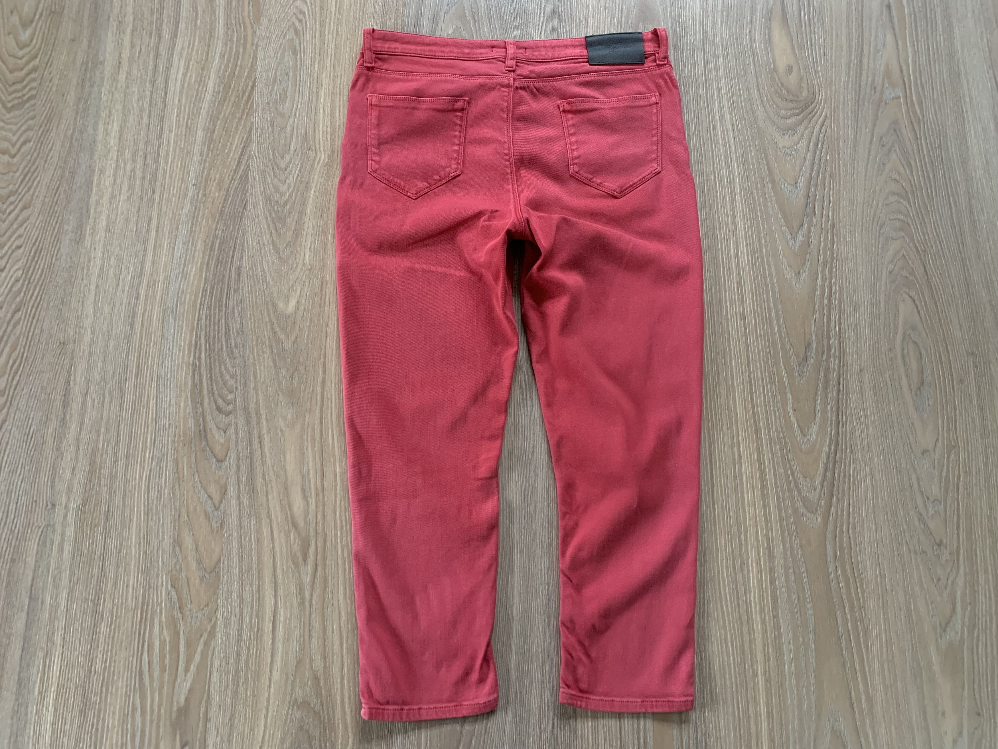 Prada Prada Milano Womens Vintage Red Skinny Jeans Size 31" - 3 Thumbnail