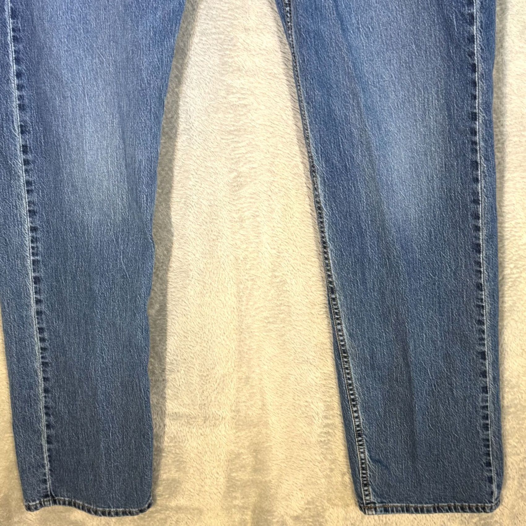 Levi's Levi’s 505 Jeans Men Straight Leg Blue Denim Mid-Rise 36 x 34 Regular Modern Classic Vintage No Size US 36 / EU 52 - 5 Thumbnail