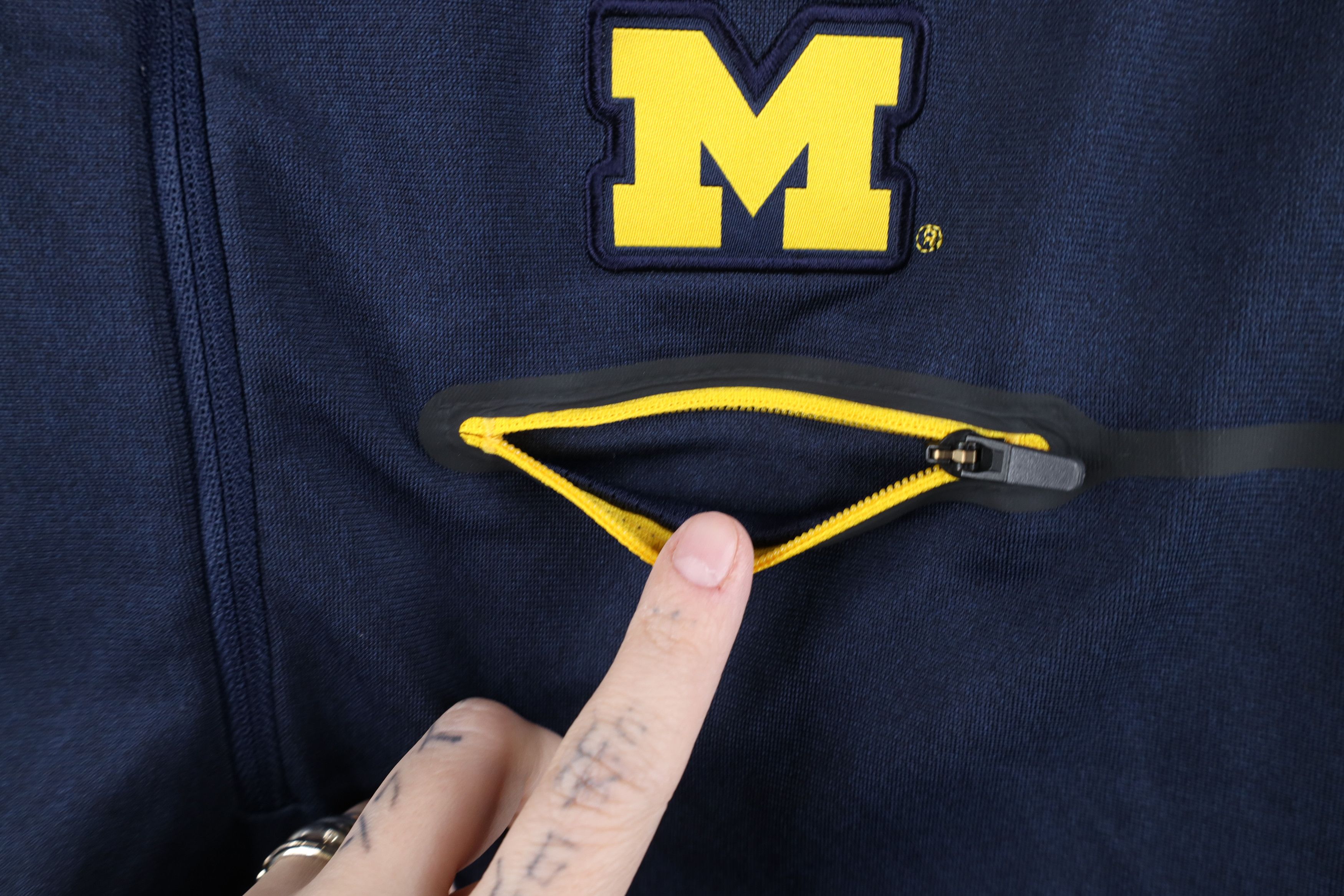 Nike Nike Air Jordan University of Michigan Football Jacket Top Size US L / EU 52-54 / 3 - 5 Thumbnail