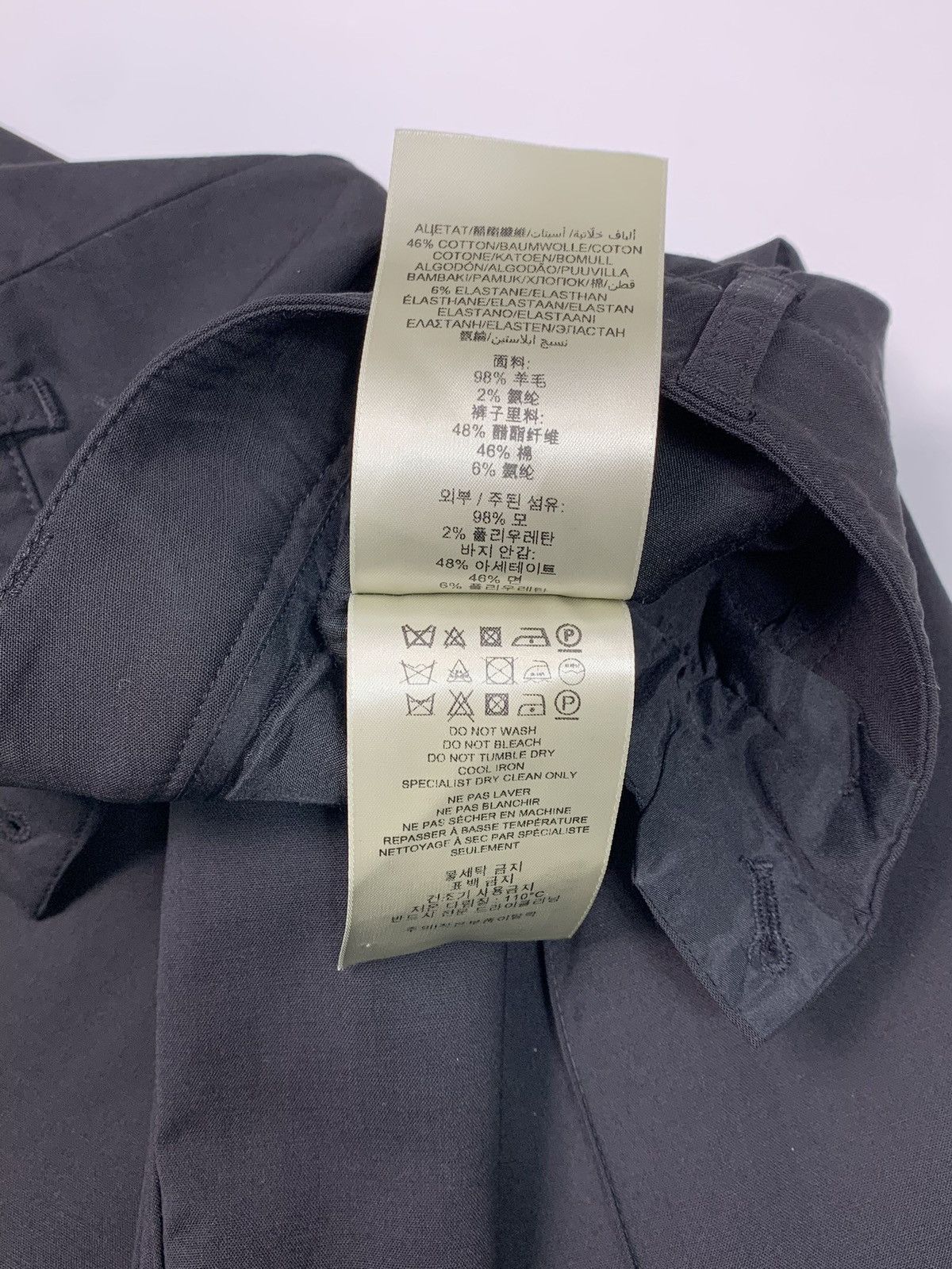 Burberry × Designer Burberry London Wool Black Dress Pants High Rise Woman Size 27" / US 4 / IT 40 - 11 Thumbnail
