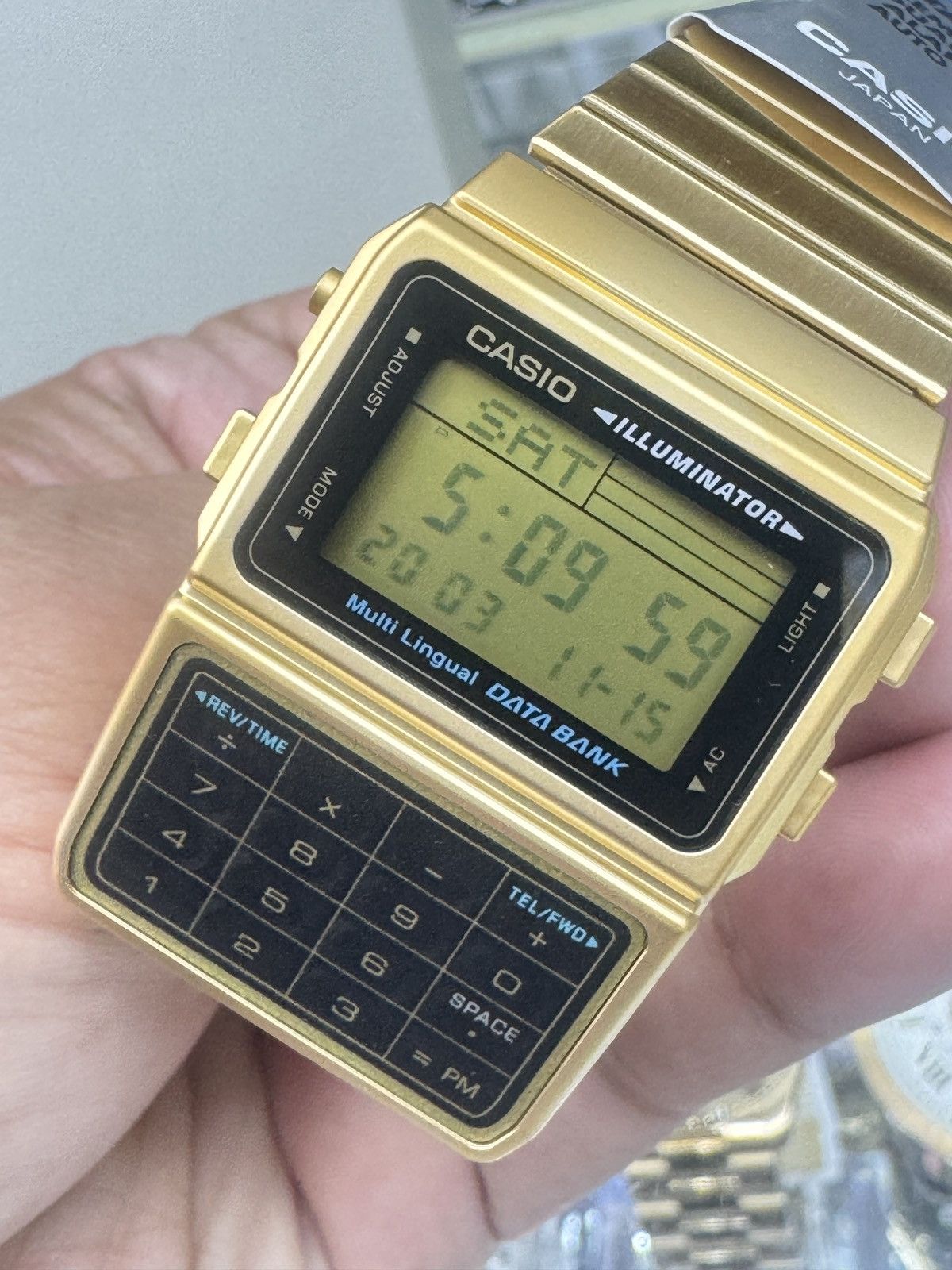 Casio CASIO Calculator watch for UNISEX Size in Stainless Steel Size 34 - 10 Thumbnail