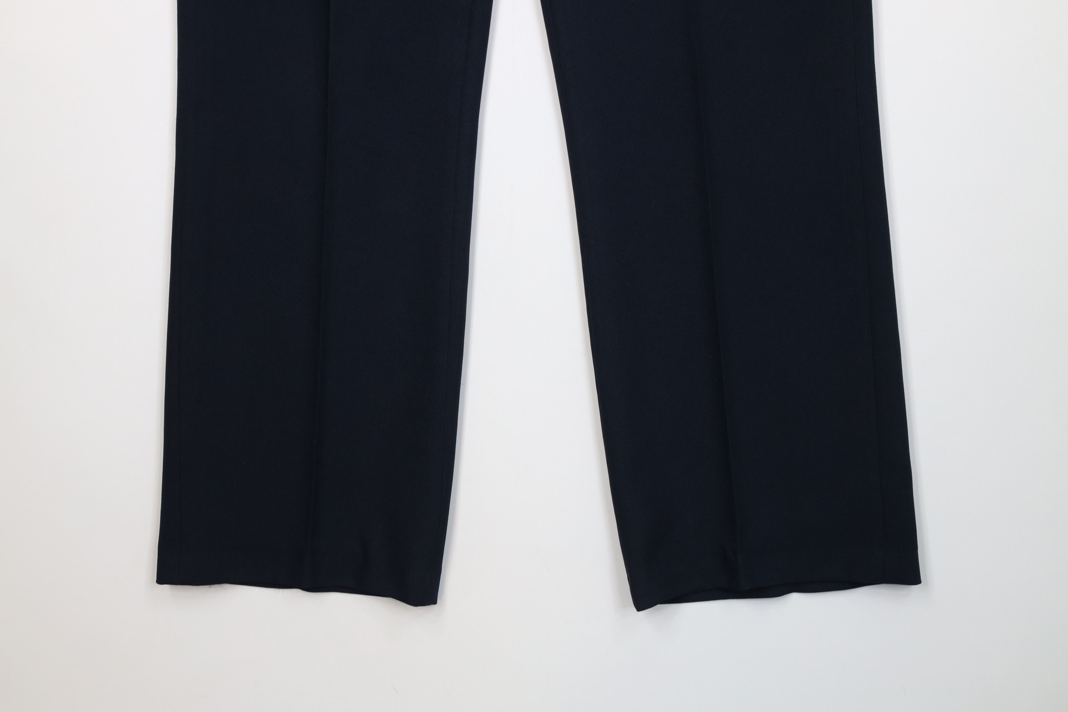 Vintage Vintage 70s Streetwear Flared Wide Leg Chino Pants Blue USA Size US 38 / EU 54 - 4 Thumbnail