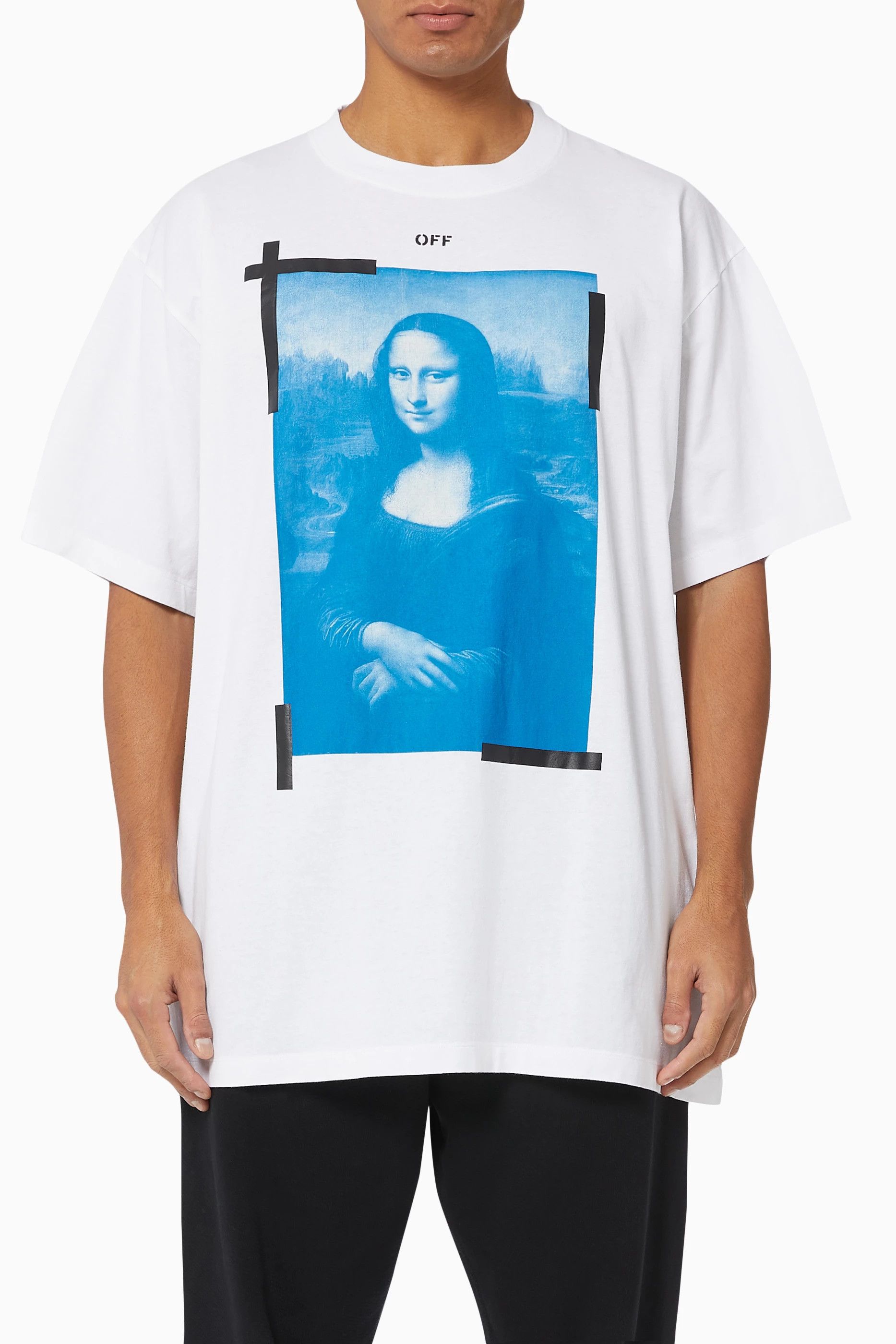 Off-White White Mona Lisa Arrows Oversized T-Shirt Size US XS / EU 42 / 0 - 2 Thumbnail