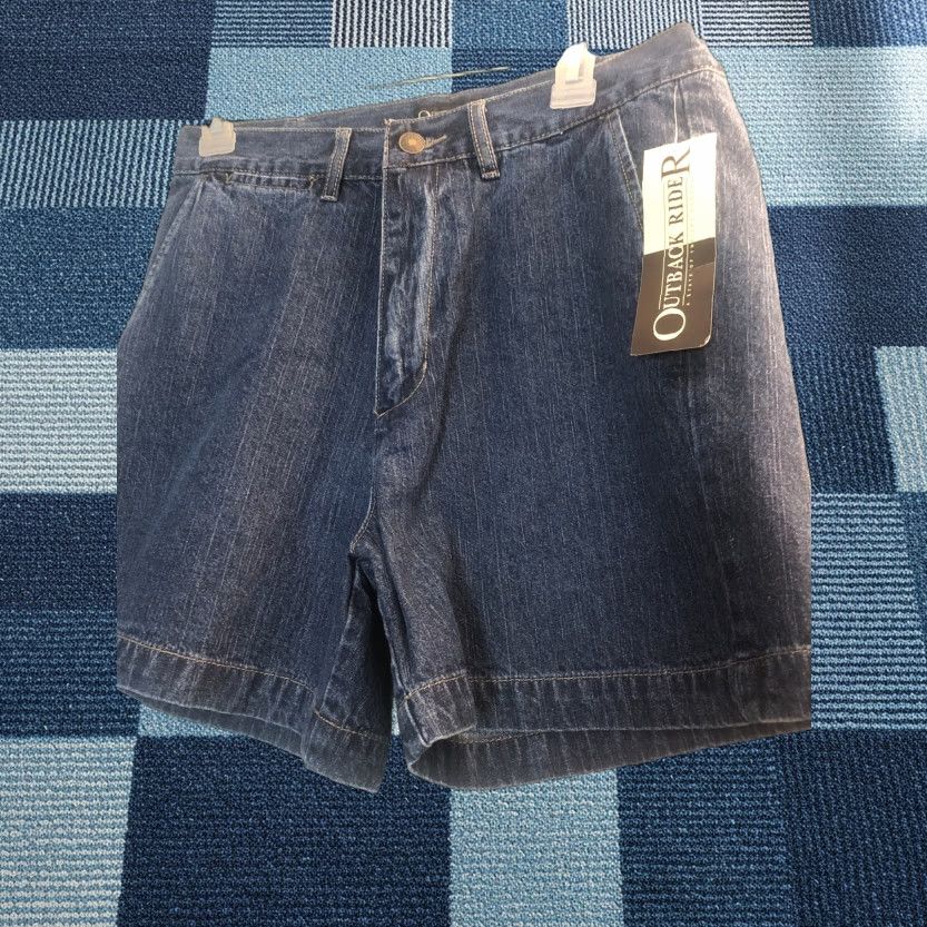 Denime VINTAGE Outback Rider Mother Jean Shorts 8 Blue Denim 5-Pocket Vintage? Wait. Size 30" / US 8 / IT 44 - 1 Thumbnail