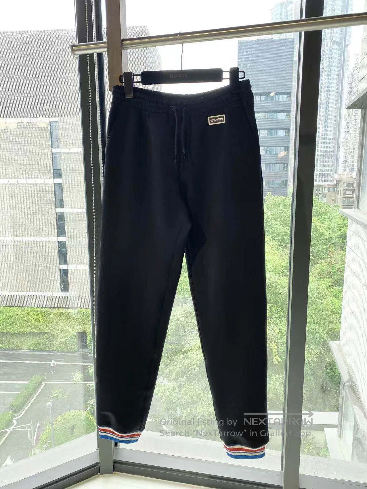Louis Vuitton Louis Vuitton XS Leather Logo Joggers| Size US 36 / EU 52 - 2 Thumbnail