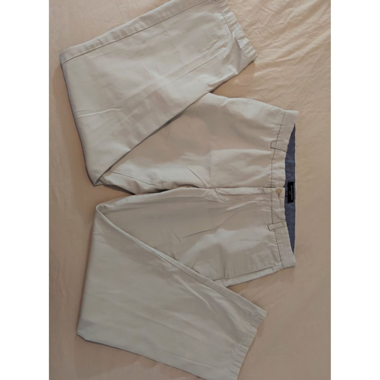 Banana Republic Banana Republic Khakis Mens Pants 35x32 Beige Khaki Chinos Trousers Cotton Dress Style Regular Slacks Beige Mens Size US 35 - 4 Thumbnail