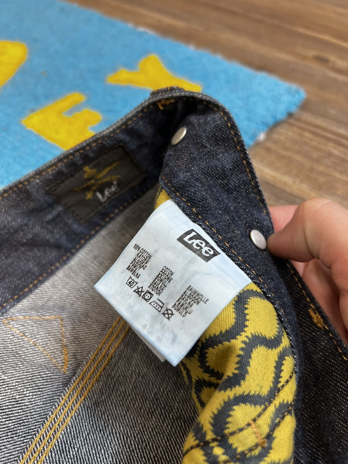 Lee × Vivienne Westwood Vivienne Westwood Lee Parachute Banana Blue Denim Pant Size US 32 / EU 48 - 13 Thumbnail