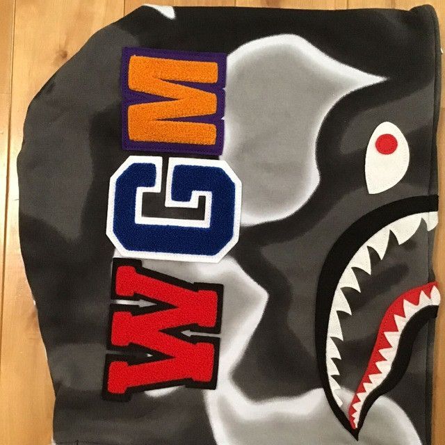 Bape BAPE LIQUID CAMO SHARK FULL ZIP HOODIE a bathing ape Size US XL / EU 56 / 4 - 4 Thumbnail