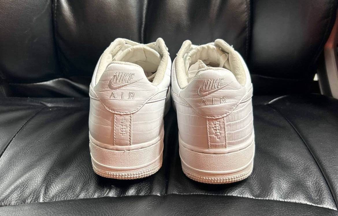 Nike Nike Air Force 1 Htm 2 White Crocodile Rare Only Size 10 Size US 10 / EU 43 - 4 Thumbnail