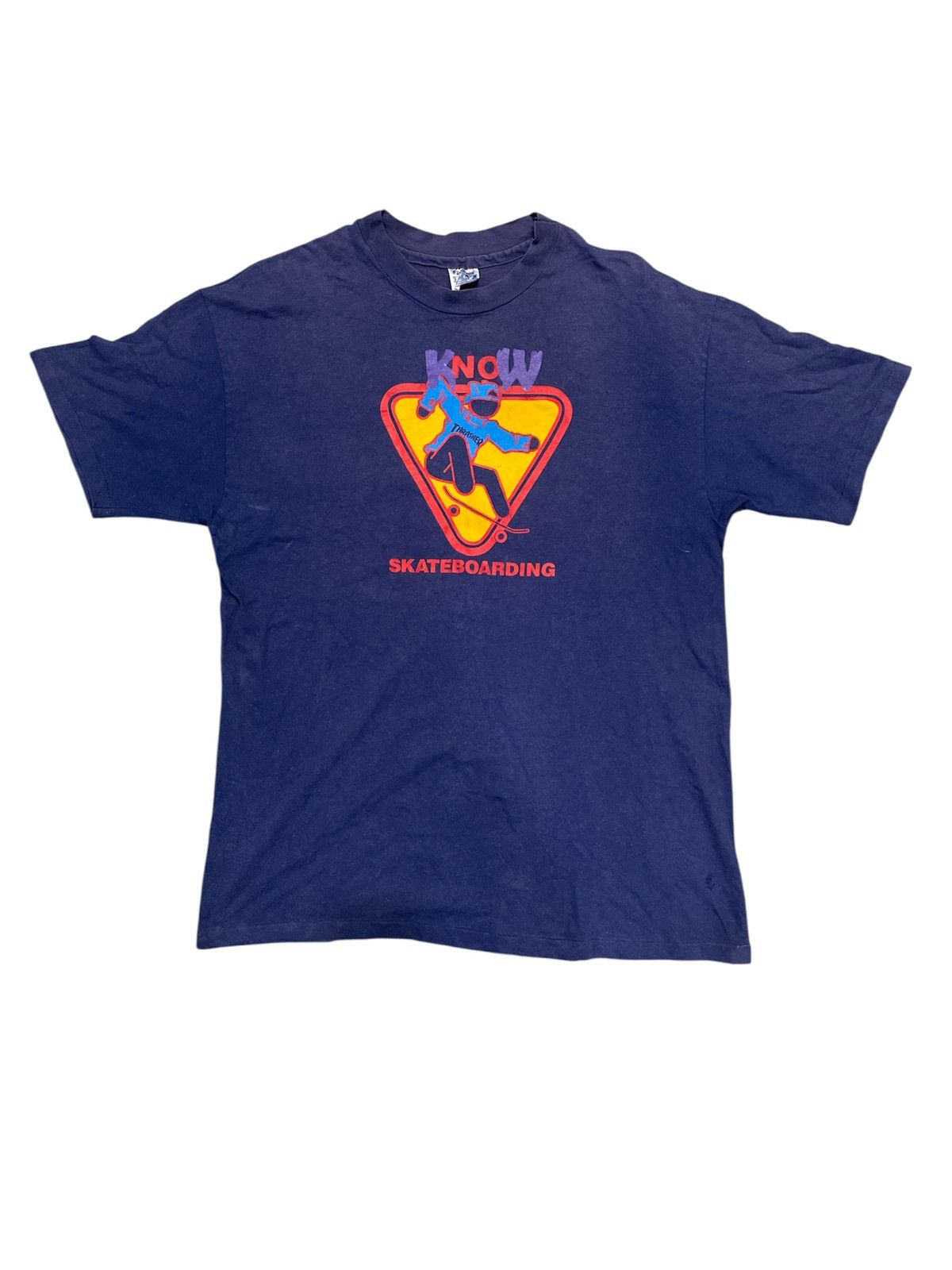 Thrasher Vintage Thrasher ‘Know Skateboarding’ Tshirt Size US L / EU 52-54 / 3 - 1 Thumbnail