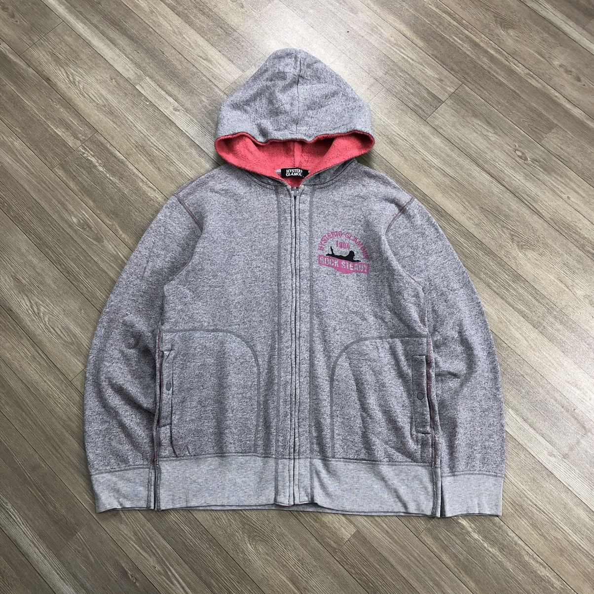 Hysteric Glamour 00s Hysteric Glamour Rock Steady Women Reversible Zip Hoodie Size US M / EU 48-50 / 2 - 20 Thumbnail