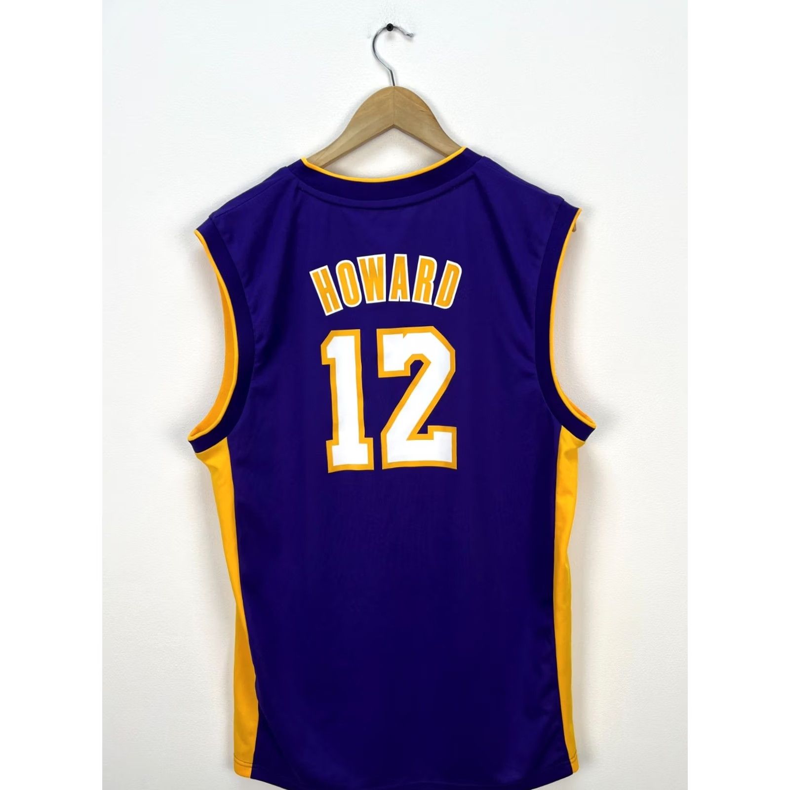 Adidas adidas Lakers Jersey Shirt Sleeveless M Purple 2012-13 Howard #12 Mens T-Shirt Size US M / EU 48-50 / 2 - 2 Thumbnail