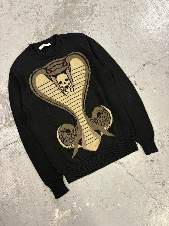 Givenchy AW2016 Givenchy Black Cobra Sweater by Ticcardo Tisci Size US S / EU 44-46 / 1 - 4 Thumbnail