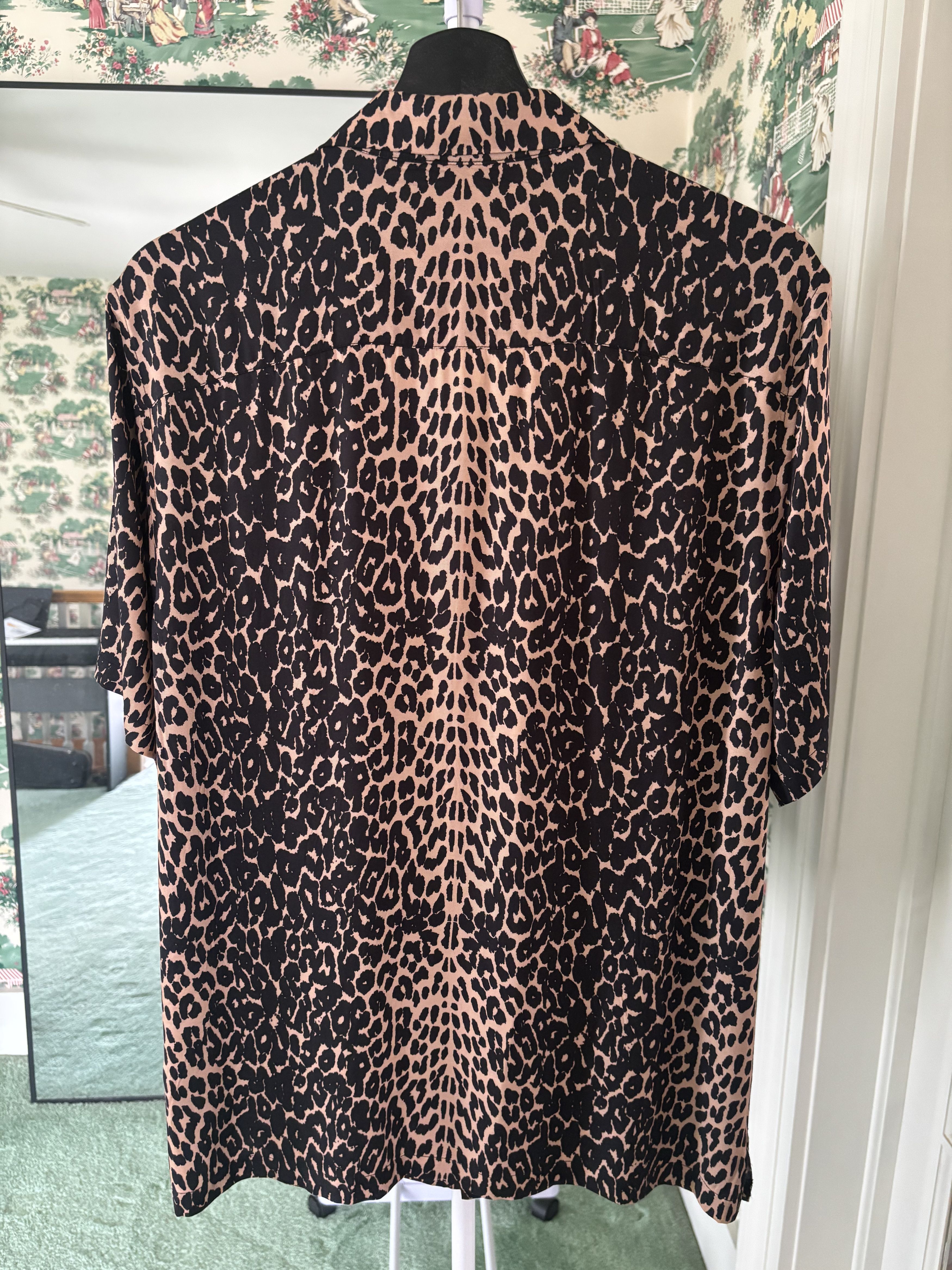 Allsaints "Feline" Hawaiian Viscose Shirt Size US S / EU 44-46 / 1 - 3 Thumbnail