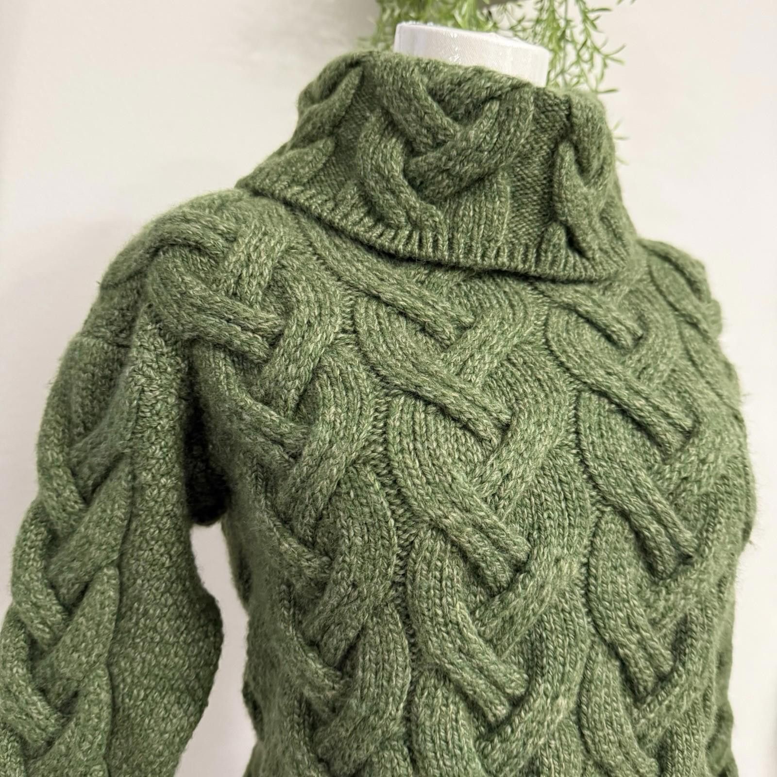 Other Aran italy Merino Merino Sweater Cowl Neck wool xs Size XS / US 0-2 / IT 36-38 - 3 Thumbnail