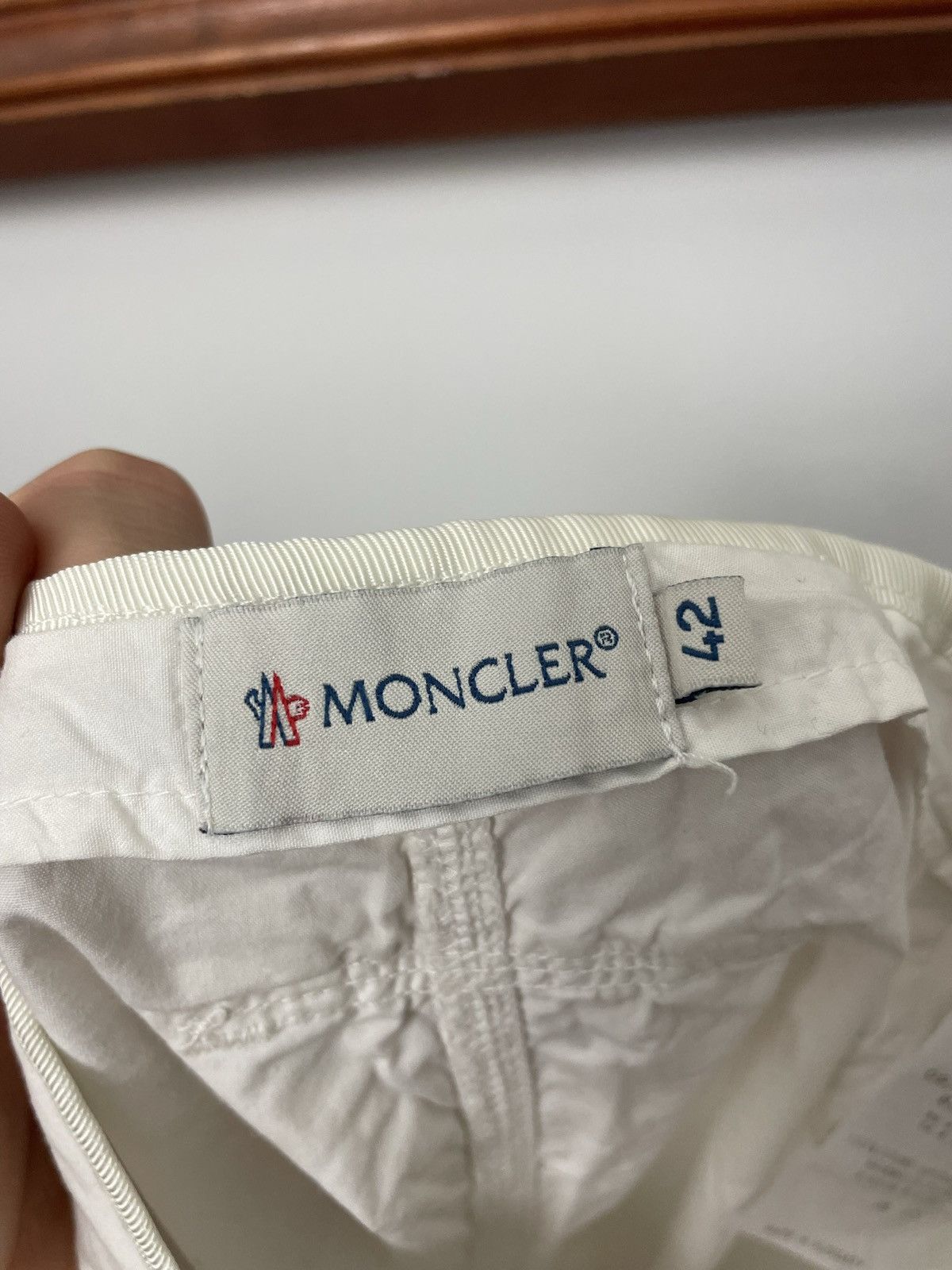 Moncler Moncler Women White Light Cotton Shorts Designer Luxury Y2k Size 28" / US 6 / IT 42 - 5 Thumbnail