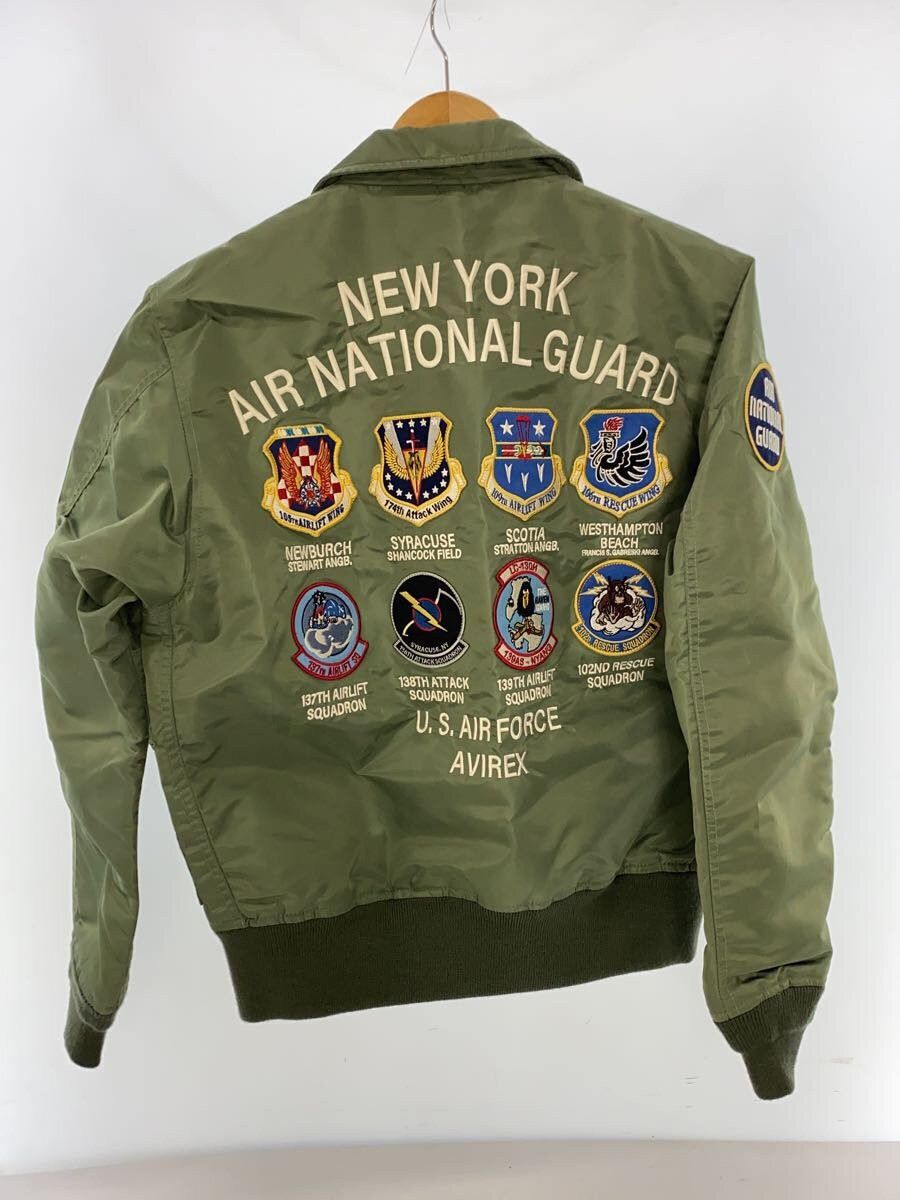 Avirex Patch Flight Jacket Khaki