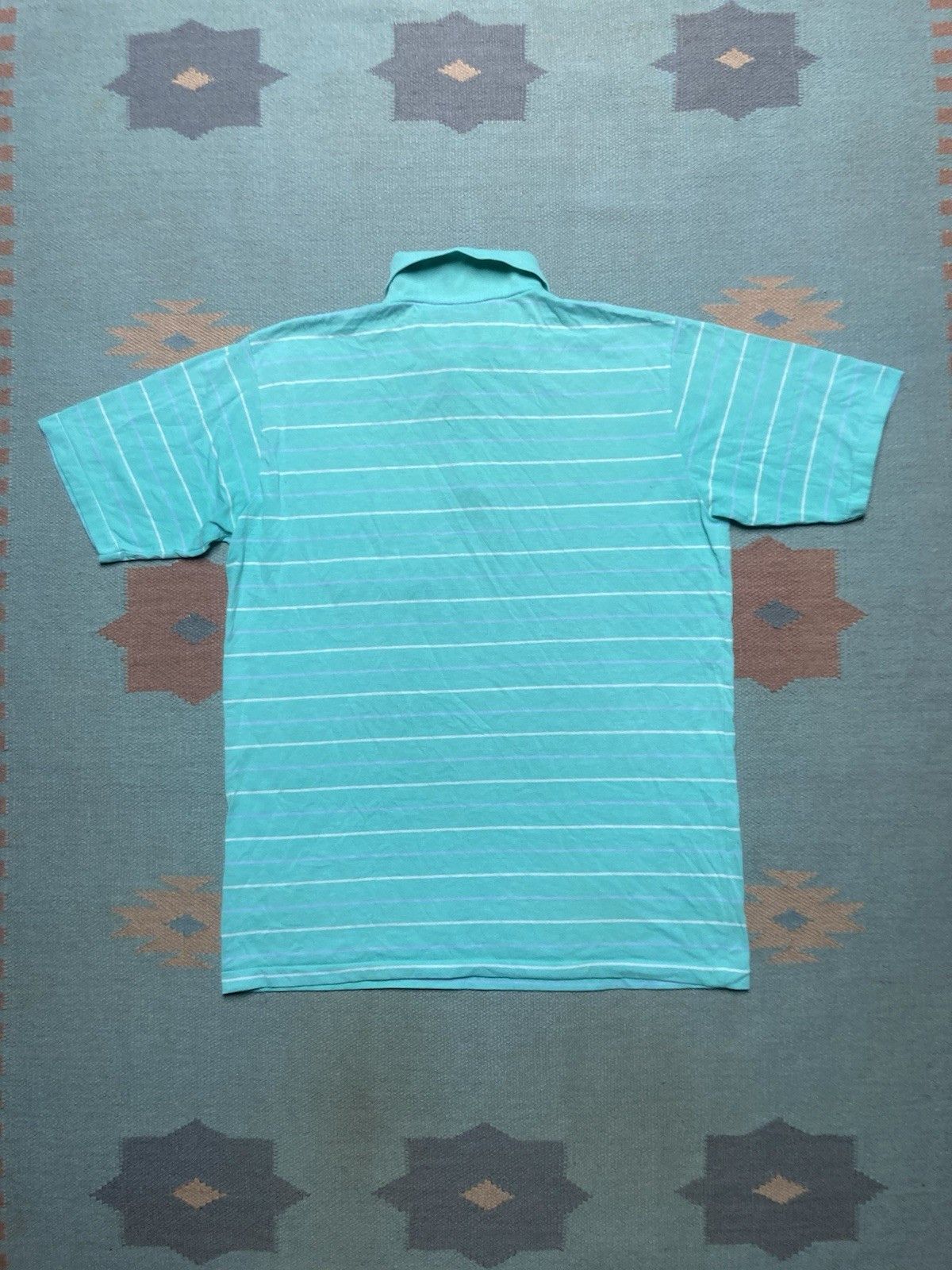 Vintage Vintage 80s polo shirt striped soft golf stain adult medium Size US M / EU 48-50 / 2 - 6 Thumbnail