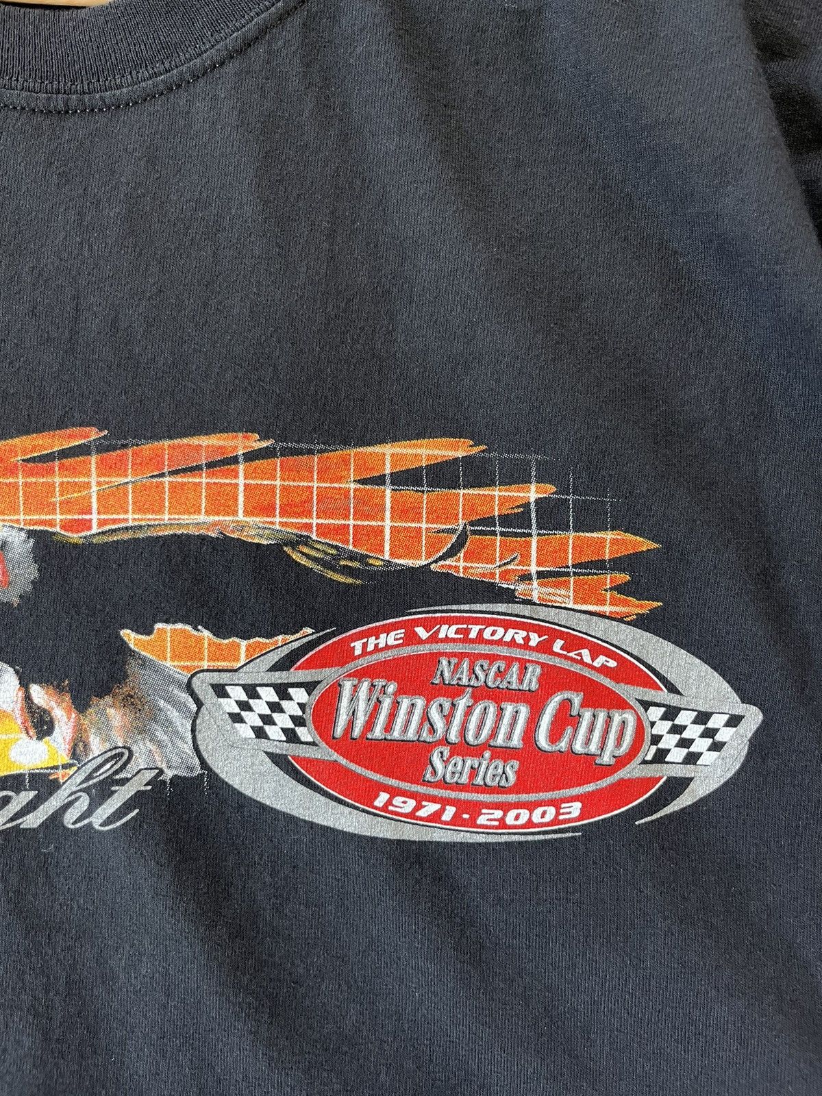 NASCAR Vintage 2003 Nascar Winston Cup Series Final Flight T-Shirt Size US L / EU 52-54 / 3 - 5 Thumbnail