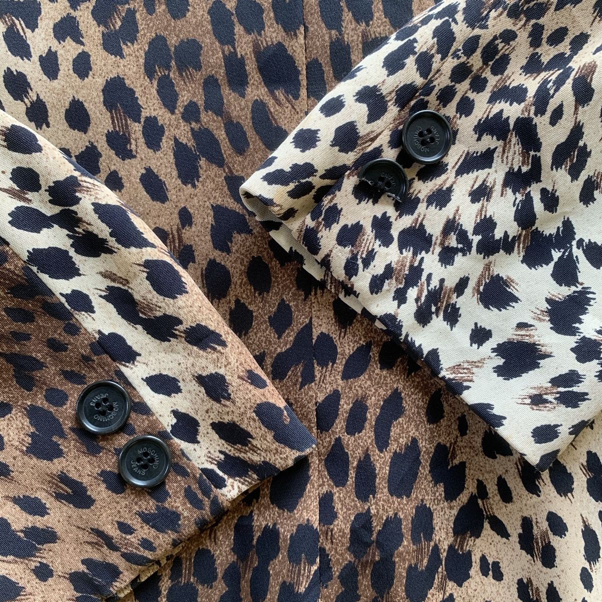 Moschino MOSCHINO / LEOPARD PRINT BLAZER Size S / US 4 / IT 40 - 10 Thumbnail
