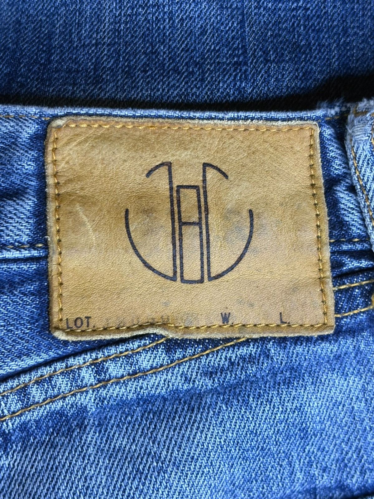 Japan Blue × Japanese Brand Vintage Japanese Japan Blue Selvedge Blue Wash Loose Jeans Size US 32 / EU 48 - 10 Thumbnail