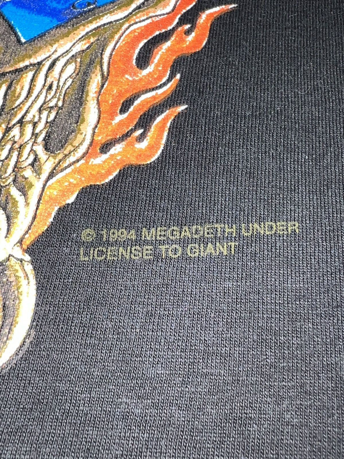 Band Tees × Megadeth megadeth vintage band tee Vintage Shirt 90’s Size US L / EU 52-54 / 3 - 6 Thumbnail