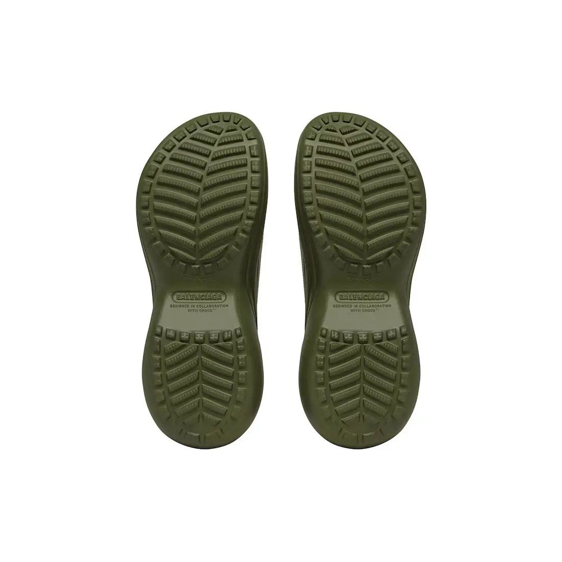 Balenciaga × Crocs o1s1wg110325 Crocs™ Mules in Dark Green Size US 7 / EU 40 - 6 Thumbnail