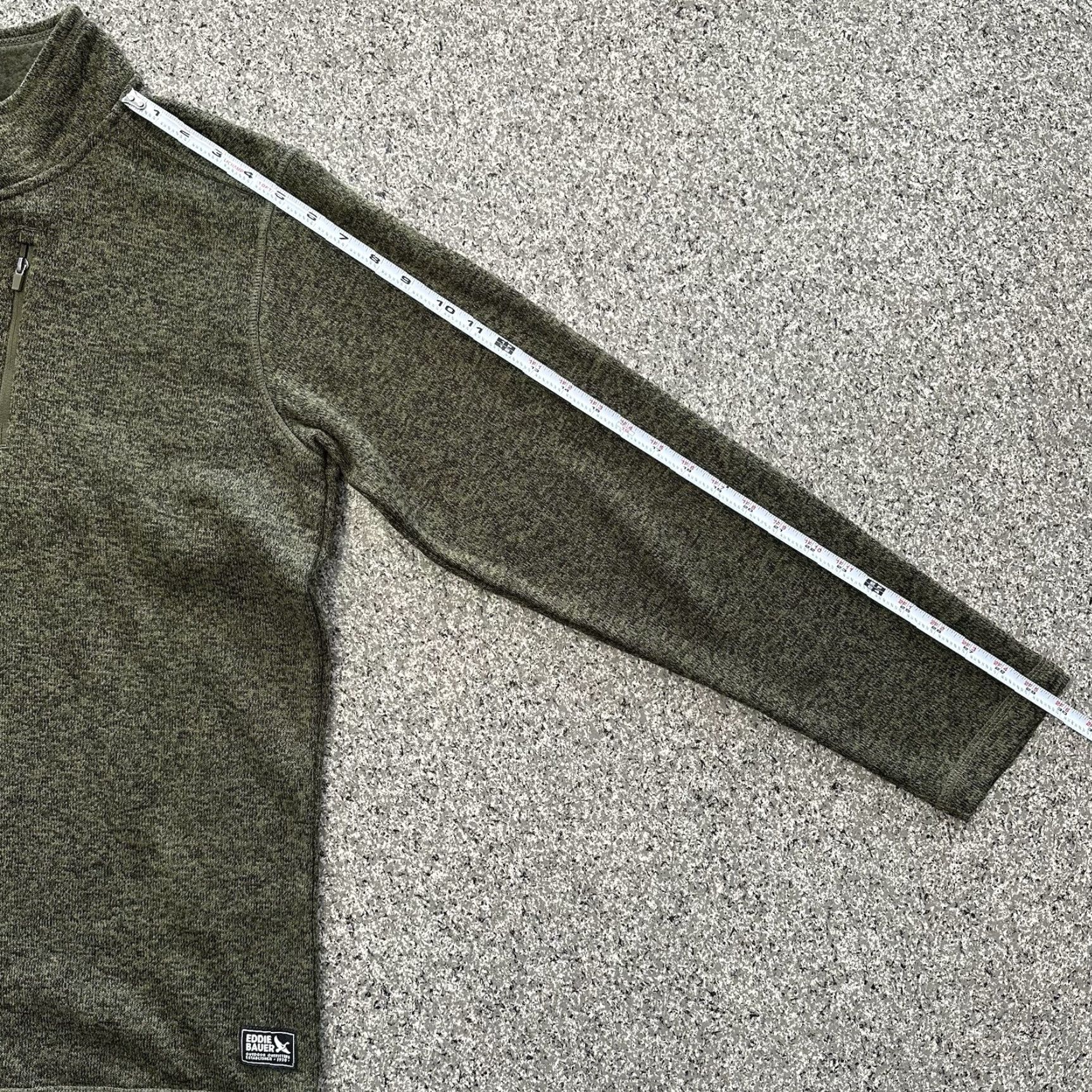 Eddie Bauer Eddie Bauer Radiator Fleece 1/4 Zip Pullover Mens M Green Long Sleeve Mock Neck Sweater 1/4 Zip Outdoor Hoodie Size US M / EU 48-50 / 2 - 6 Thumbnail