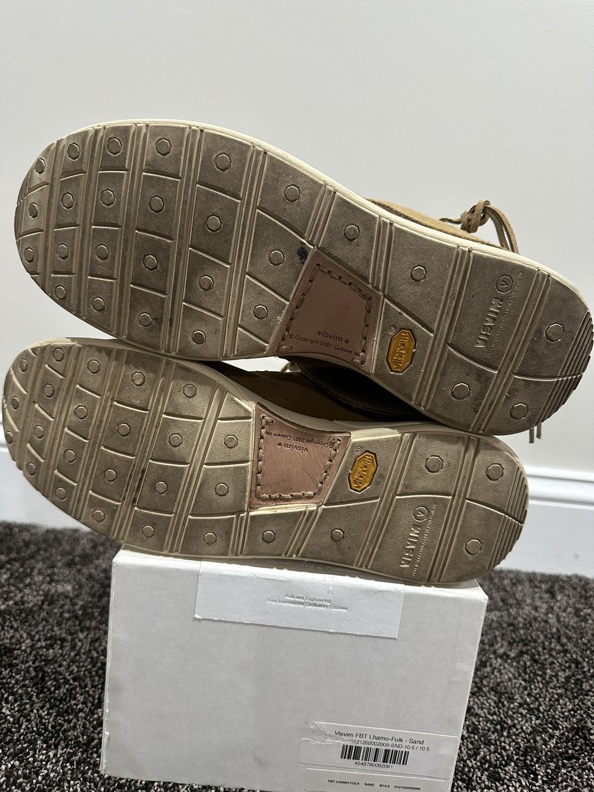 Visvim Visvim FBT Lhamo Folk Sand Sneaker Size US 10.5 / EU 43-44 - 7 Thumbnail