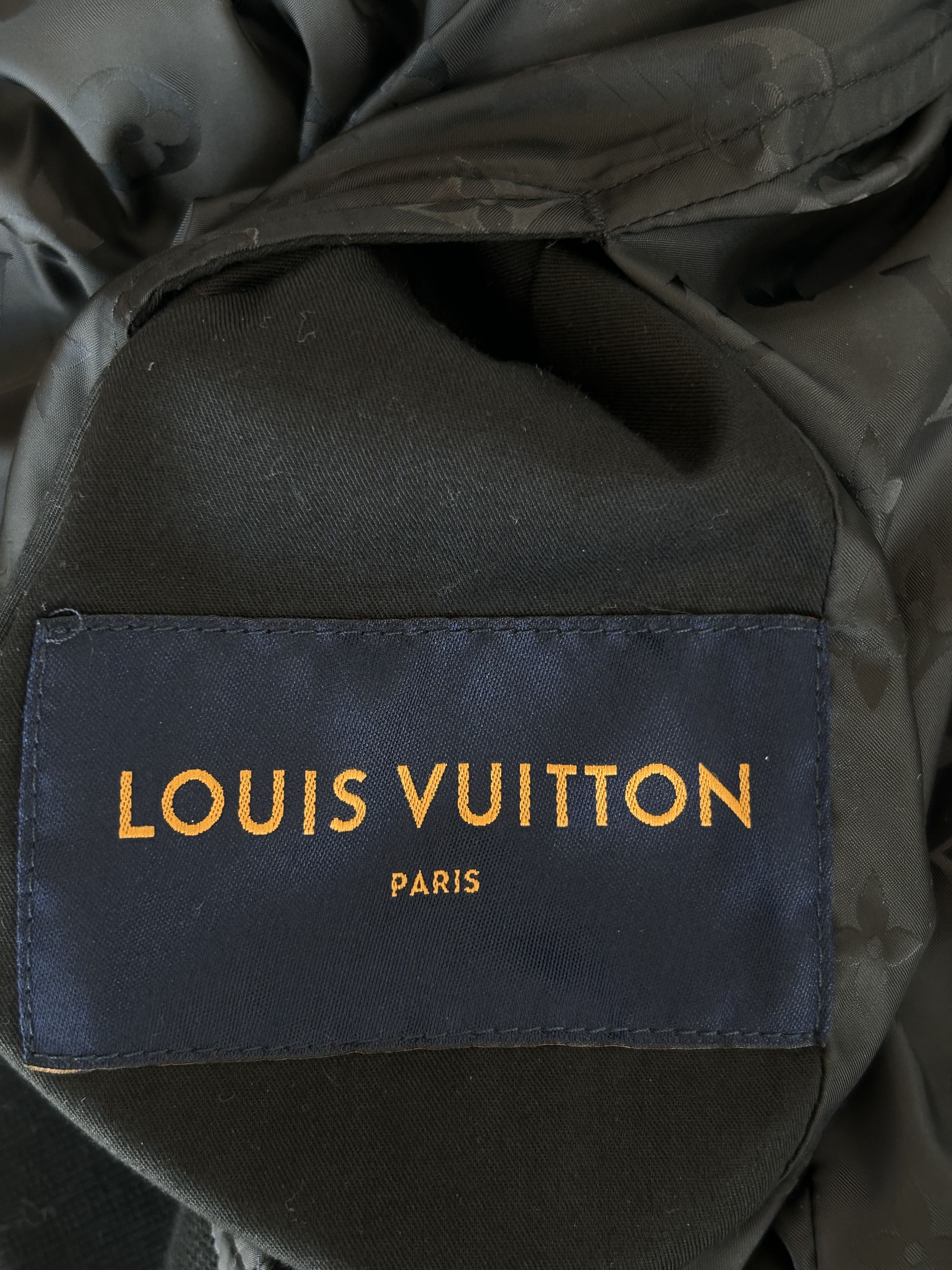 Louis Vuitton Louis Vuitton Black Monogram Reversible Leather Jacket Size US XL / EU 56 / 4 - 5 Thumbnail