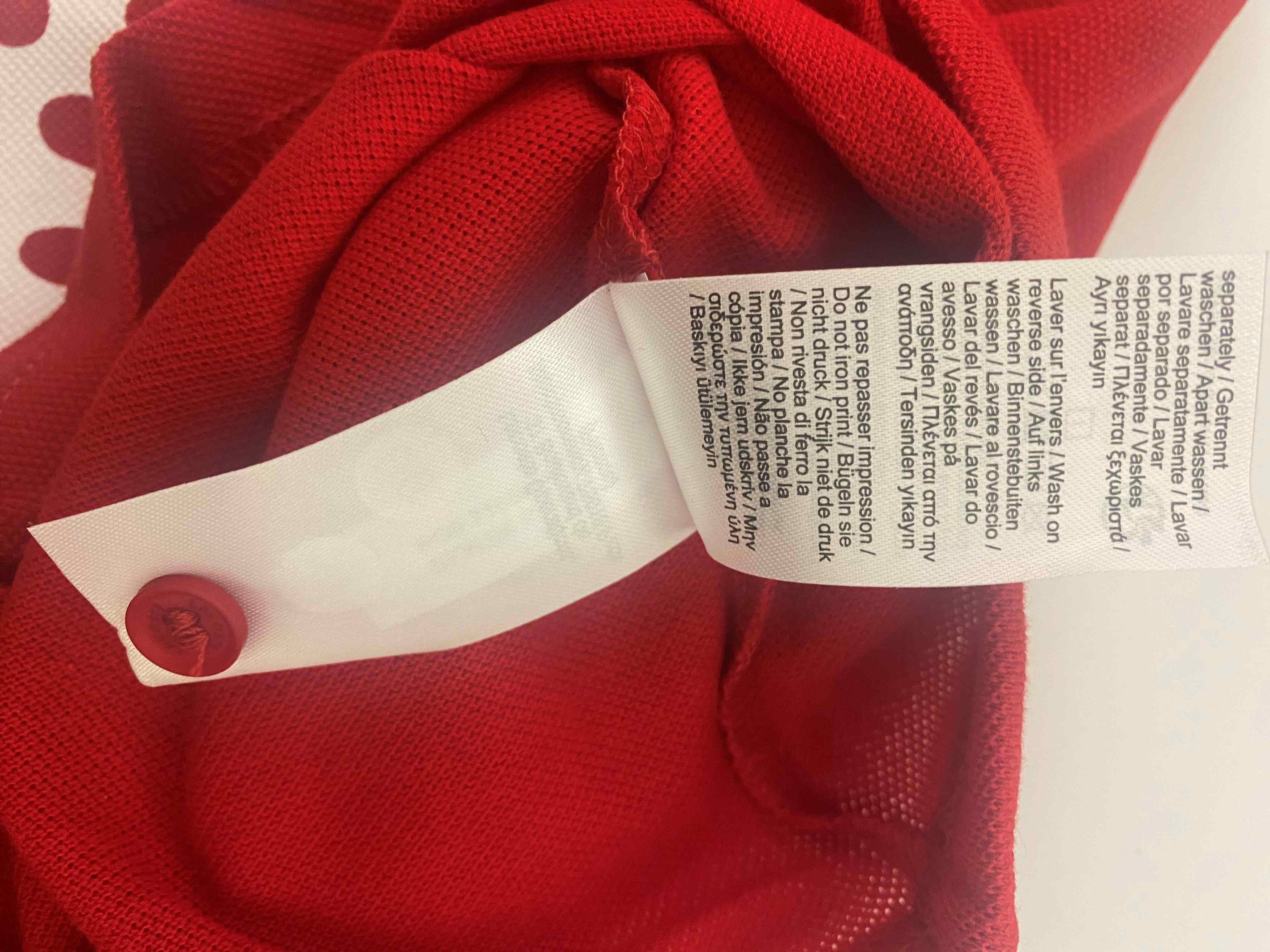 Lacoste RED POLO PRINTED SIZE M Size US M / EU 48-50 / 2 - 8 Thumbnail