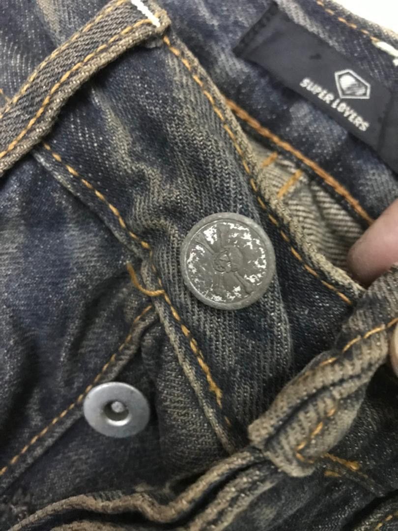 Hysteric Glamour 💥Japanese Fashion Designer Super Lover Rockers Denim Size US 31 - 11 Thumbnail