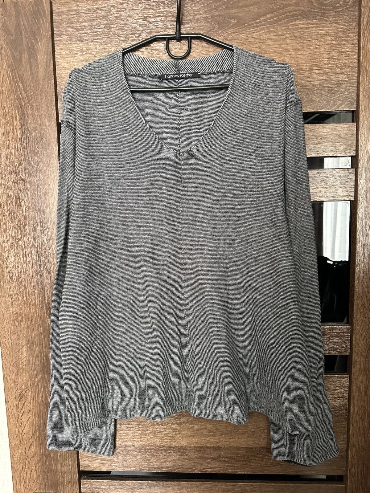 hannes roether Hannes Roether Wool Sweatshirt Pullover Size US L / EU 52-54 / 3 - 3 Thumbnail