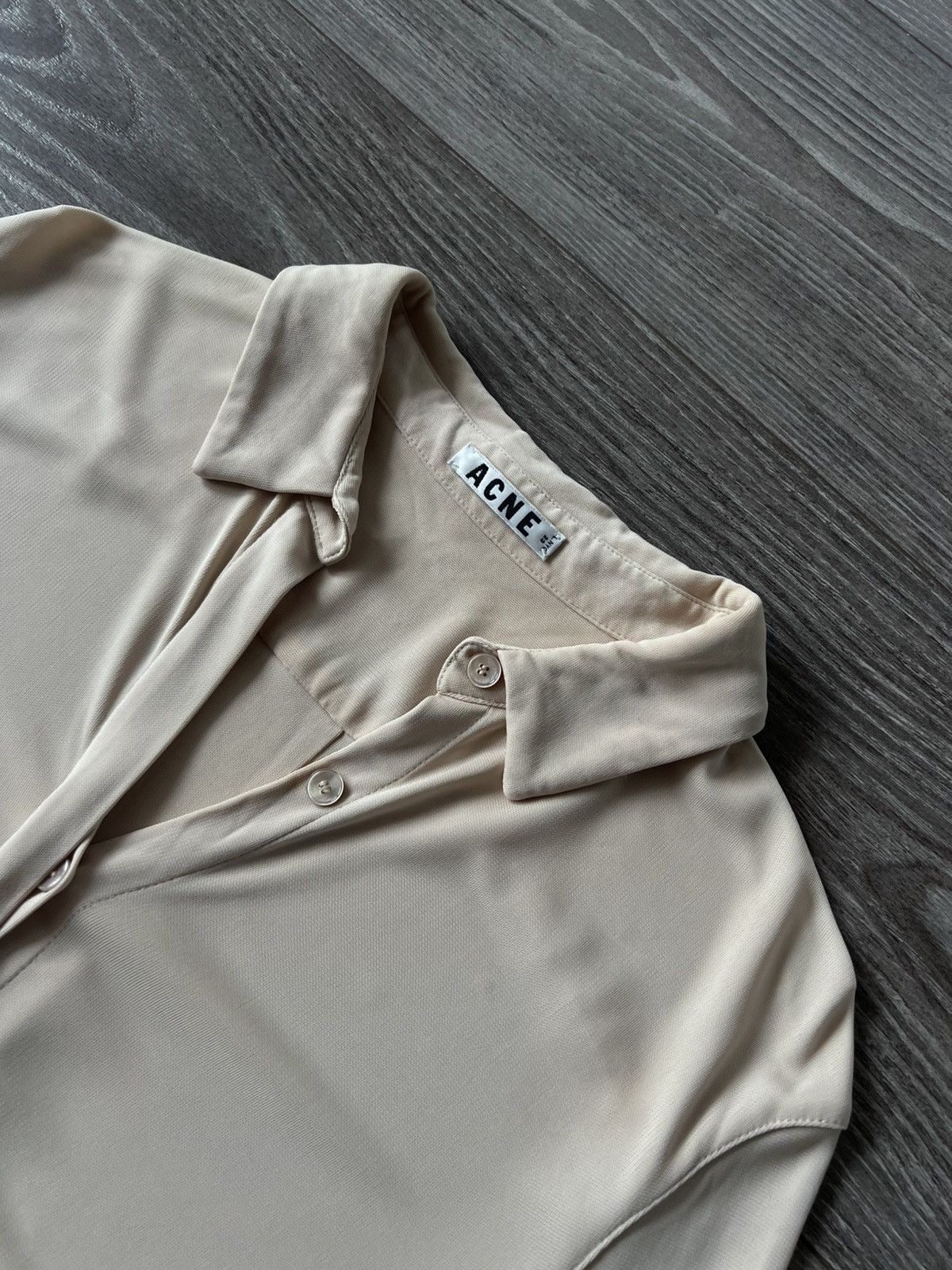 Acne Studios ‼️Vintage Acne Studios SS13 Sloan Jersey Viscose Blouses‼️ Size XS / US 0-2 / IT 36-38 - 7 Thumbnail