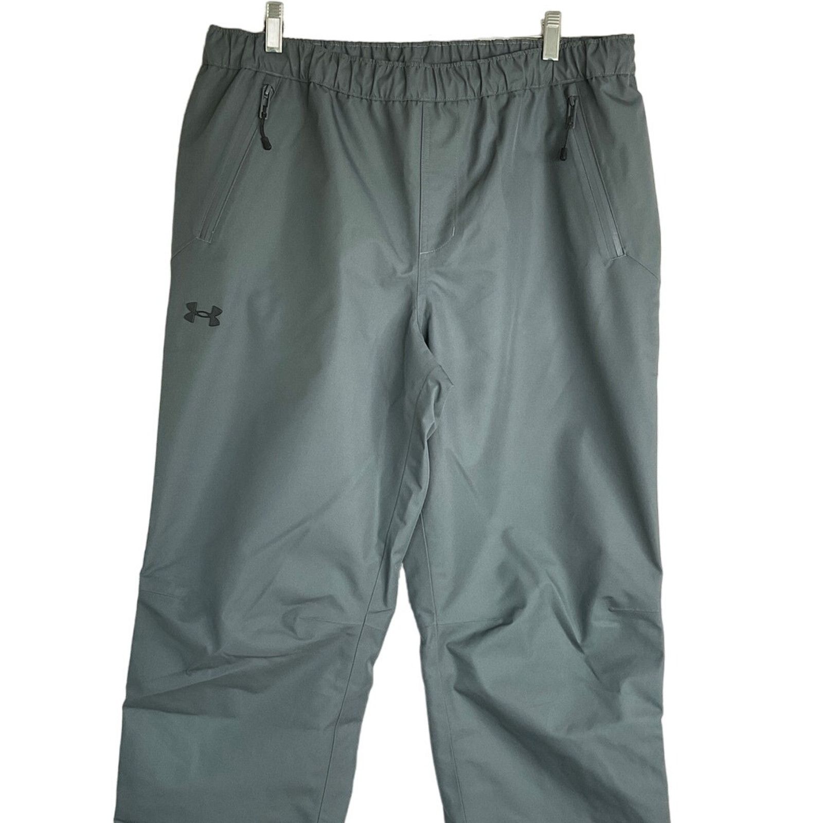 Under Armour Under Armour Stormproof Gray Lined Rain Pants Mens Size S Size US 34 / EU 50 - 8 Thumbnail