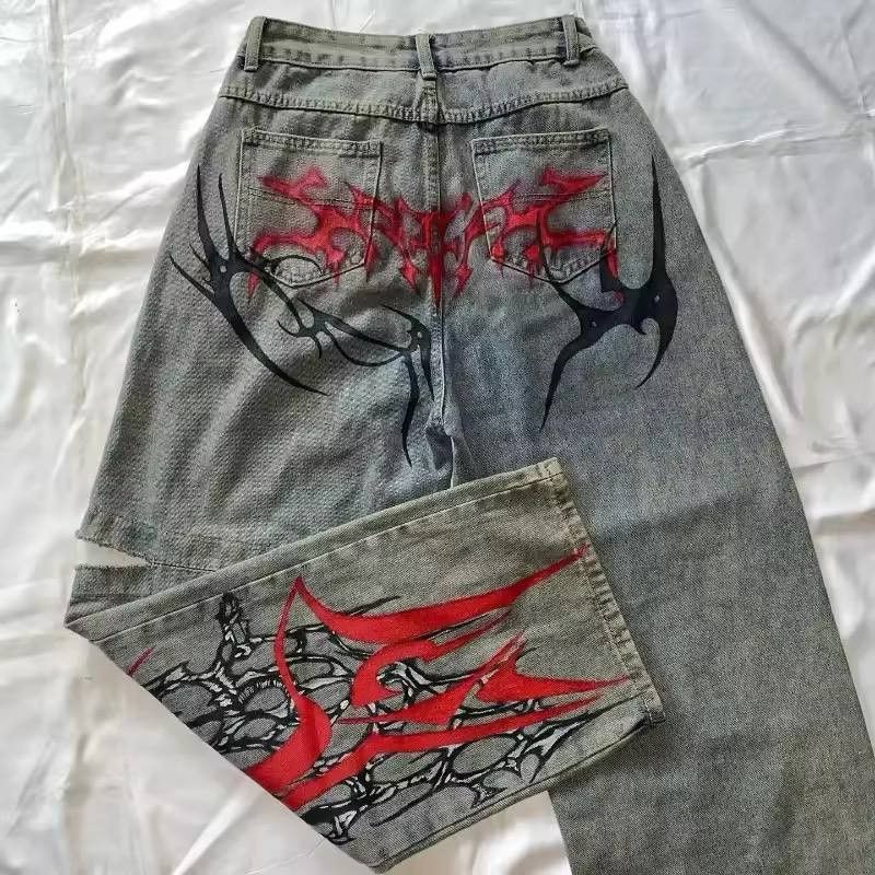Japanese Brand × Vintage best quality vintage painted jeans Size US 36 / EU 52 - 3 Thumbnail